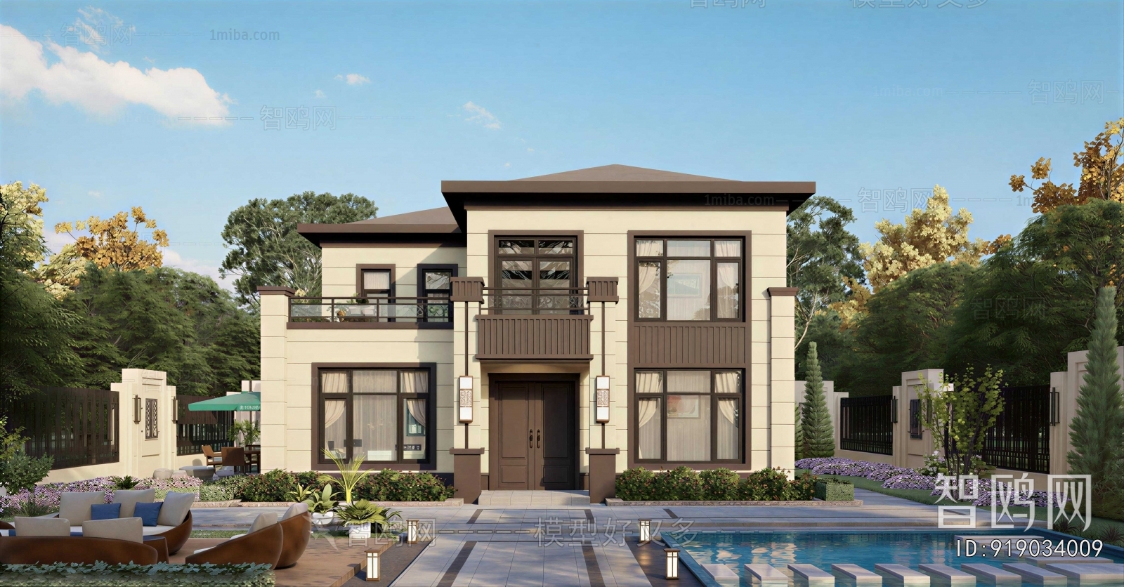 New Chinese Style Detached Villa
