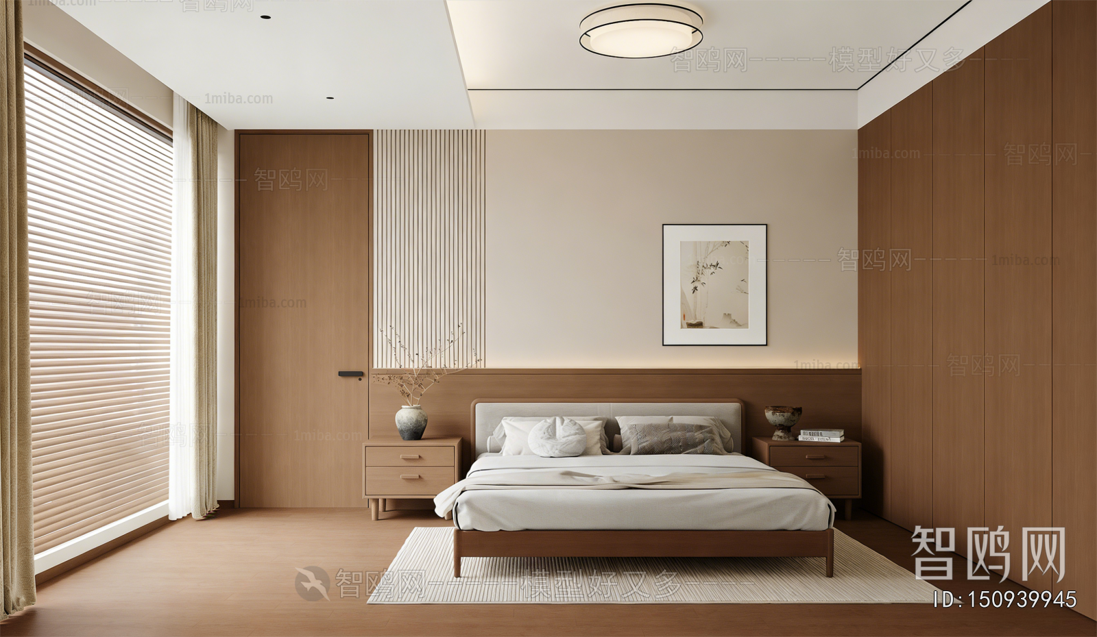 New Chinese Style Bedroom