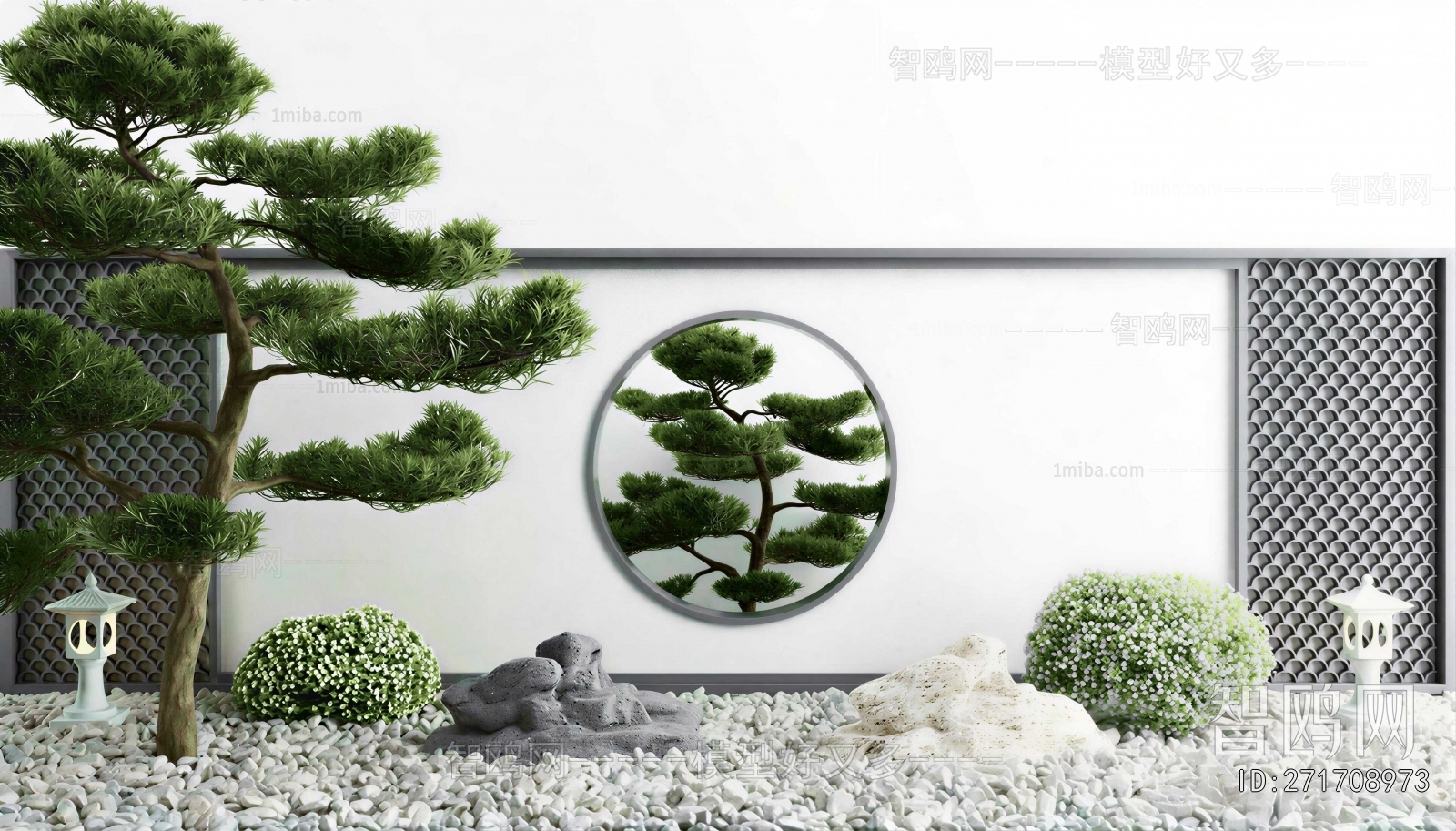 New Chinese Style Rockery Waterscape