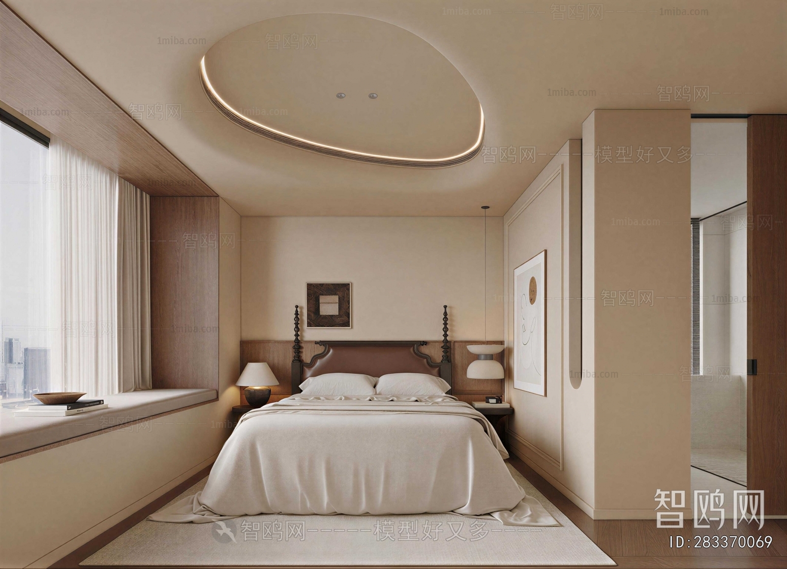 Wabi-sabi Style Bedroom