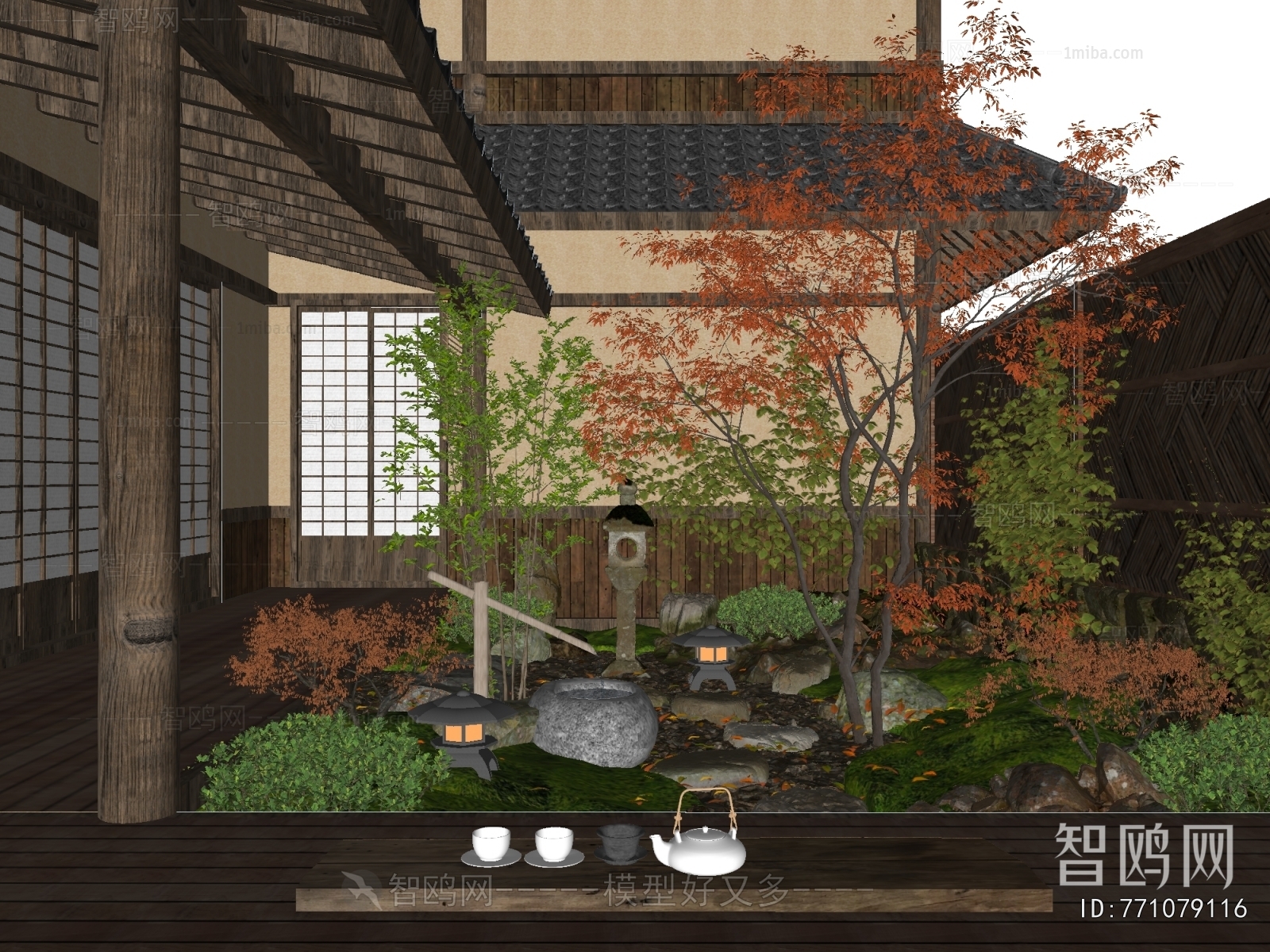 Japanese Style Courtyard/landscape
