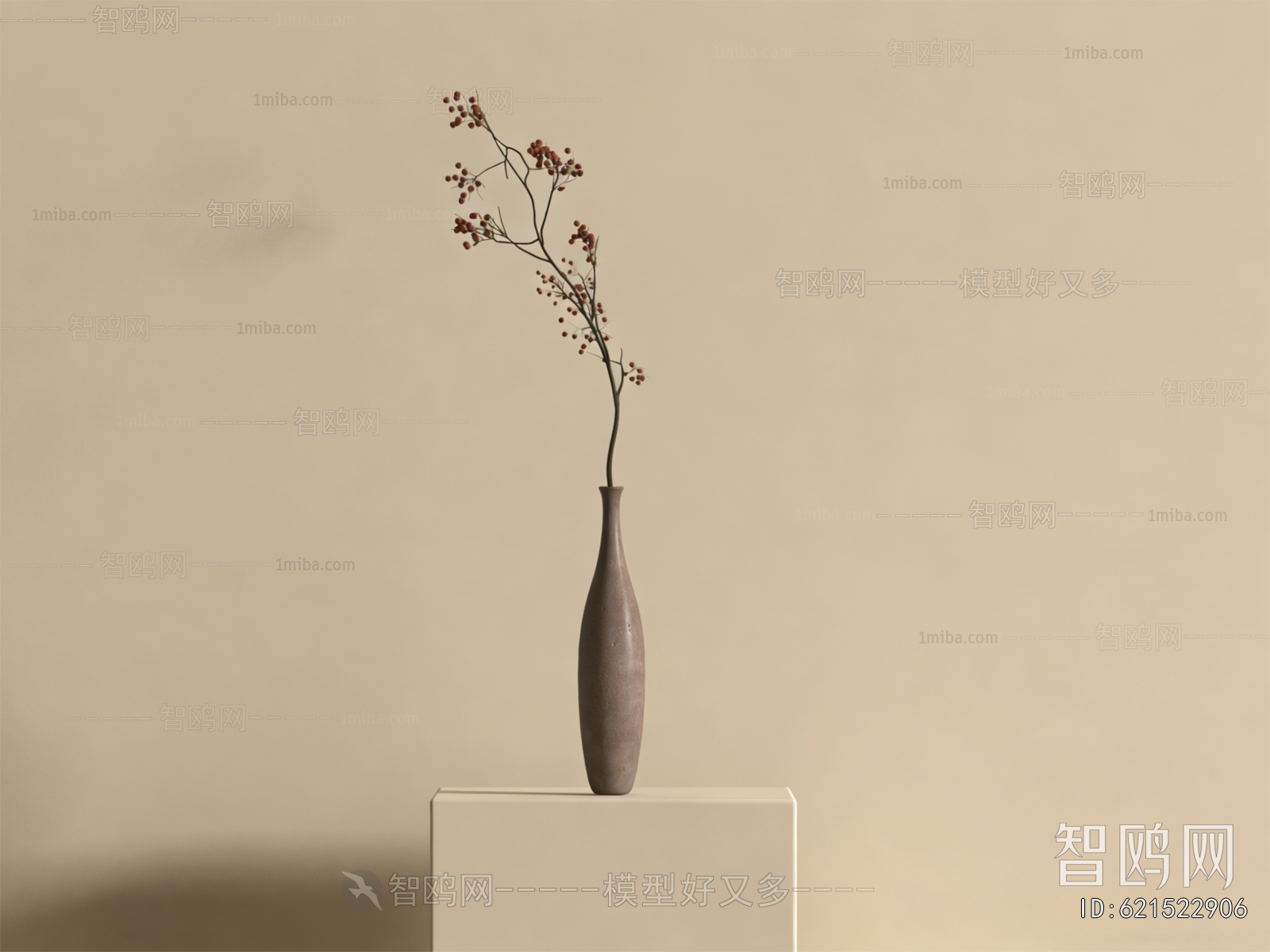 Wabi-sabi Style Dried Branch
