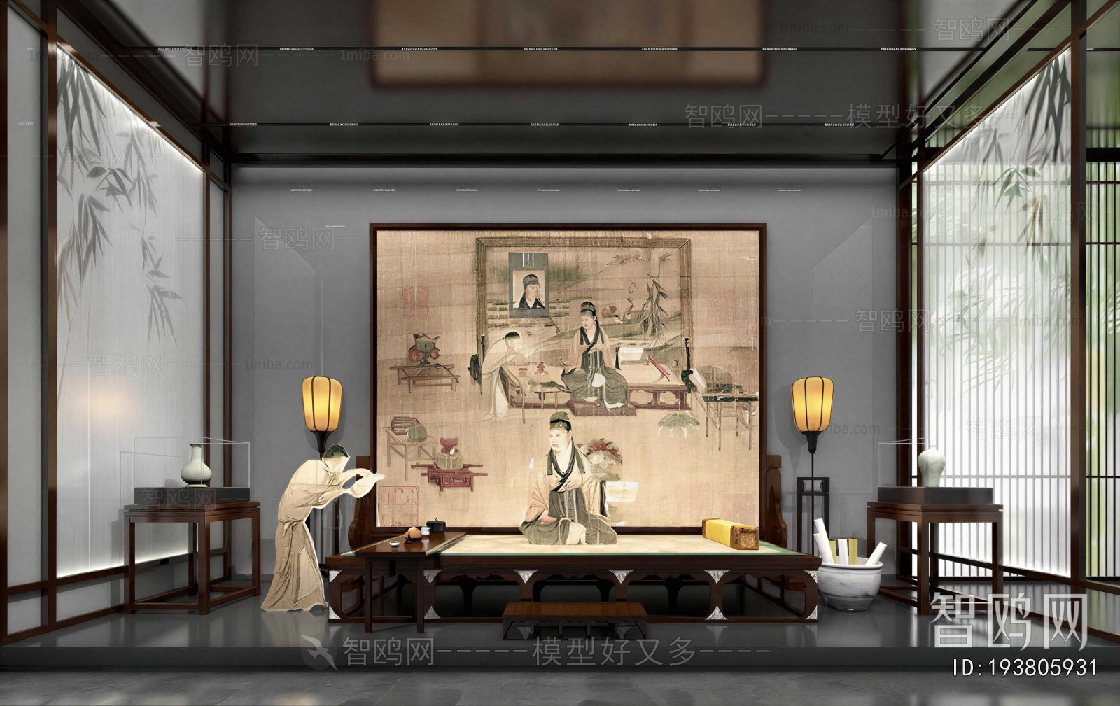 New Chinese Style Exhibition Hall
