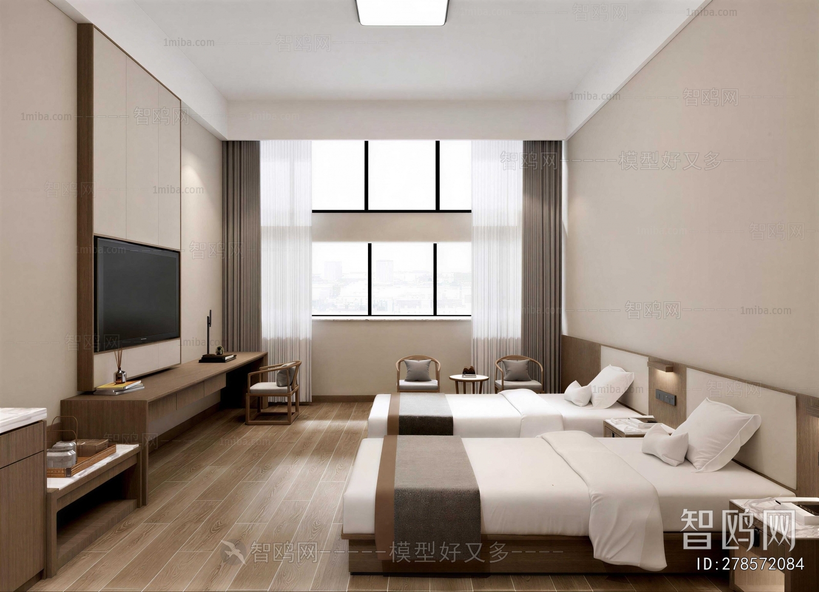 New Chinese Style Guest Room
