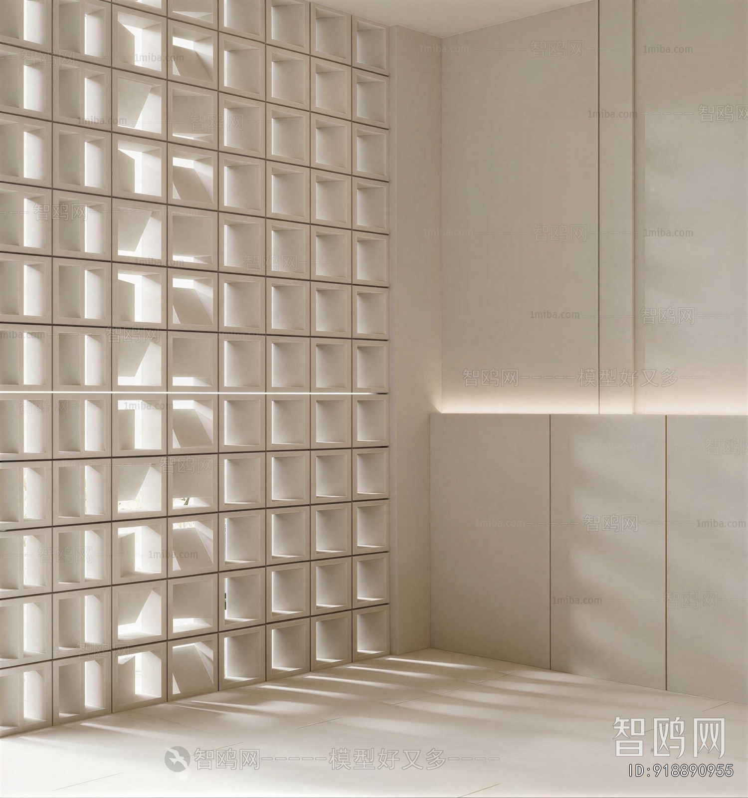 Modern Cement Brick Screen Partition