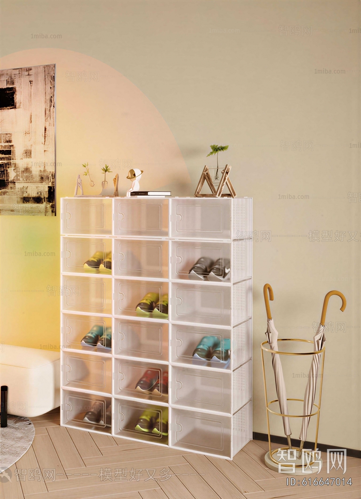 Modern Shoe Cabinet