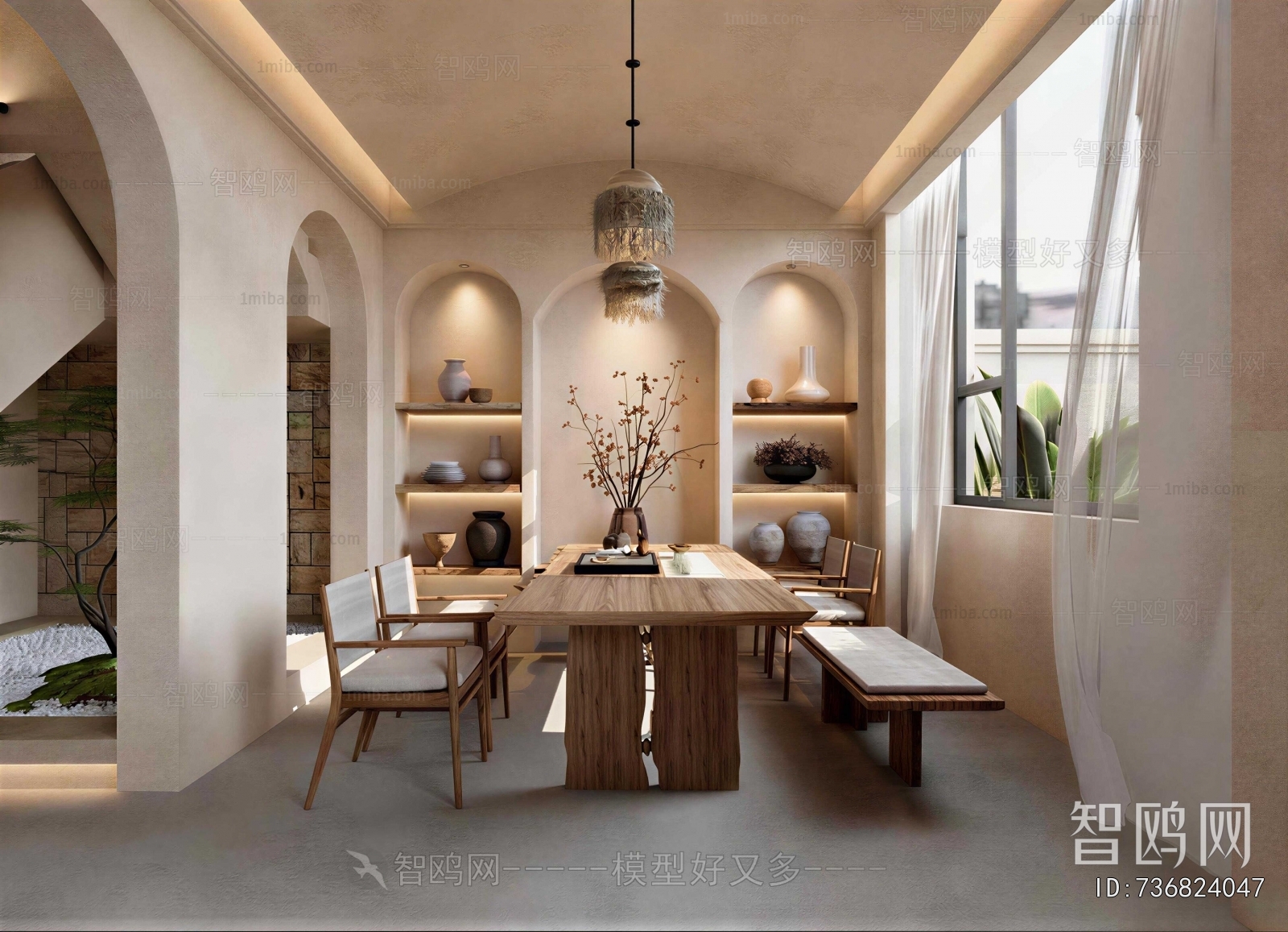 Wabi-sabi Style Tea House
