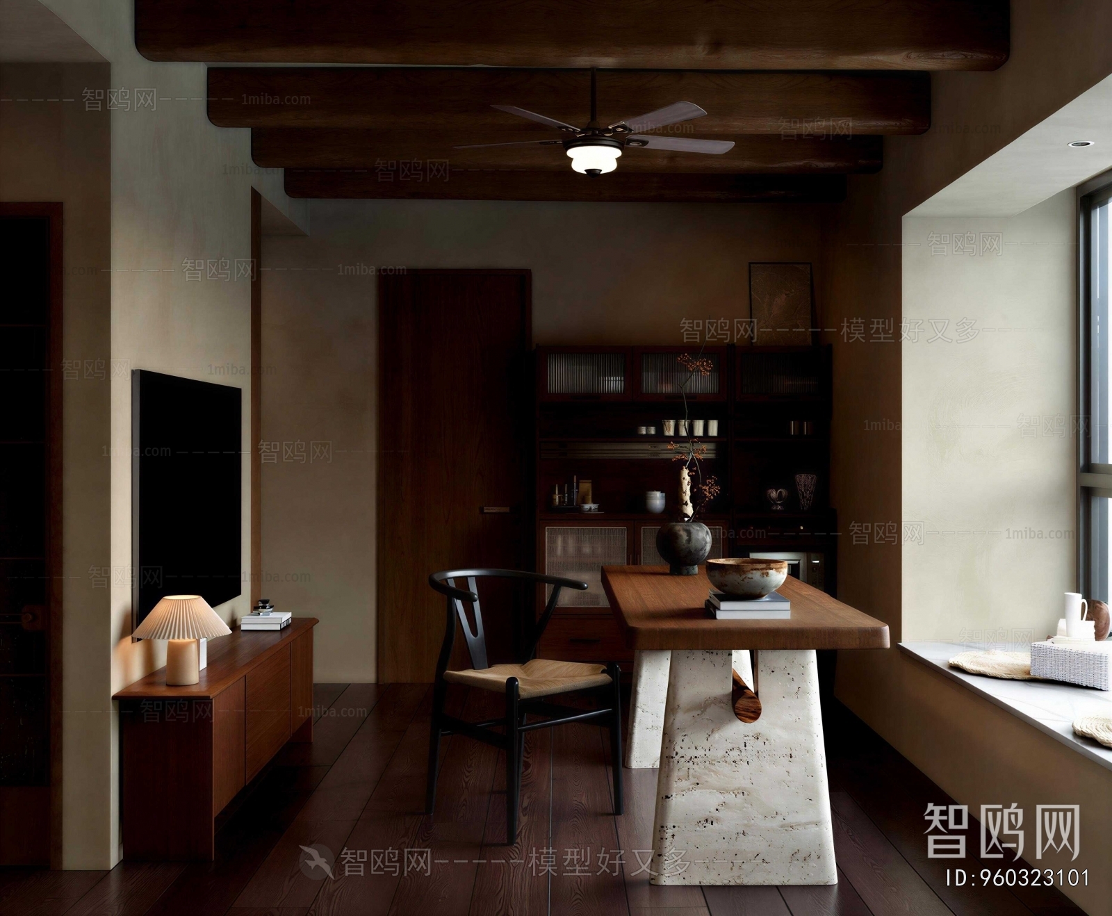 Wabi-sabi Style A Living Room