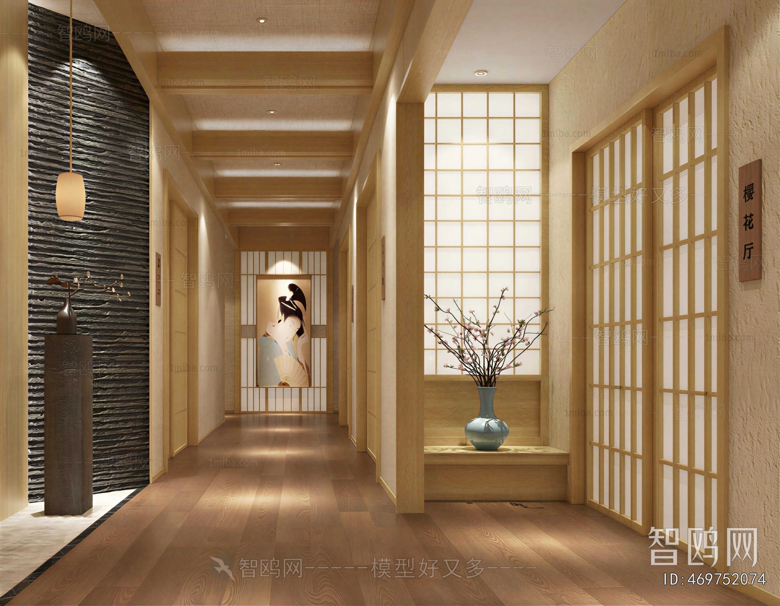 Japanese Style Hallway
