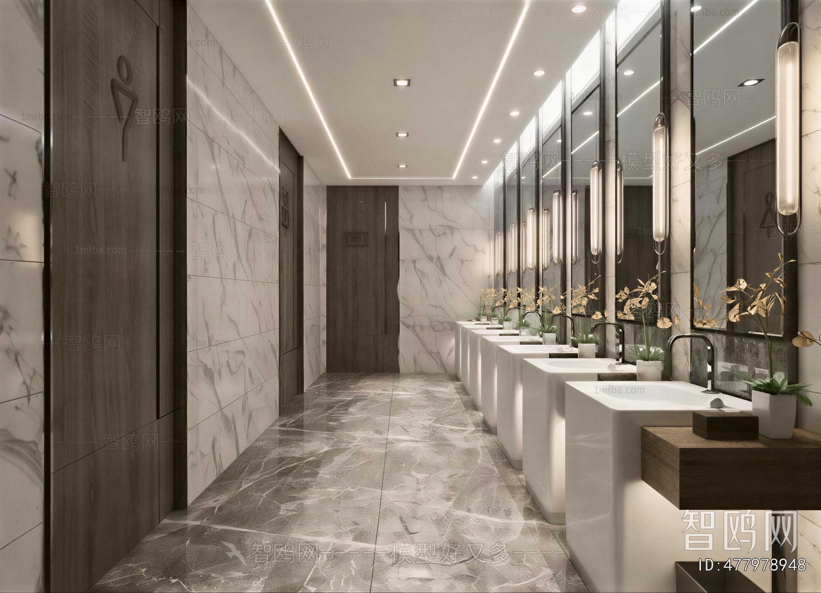 Modern Public Toilet