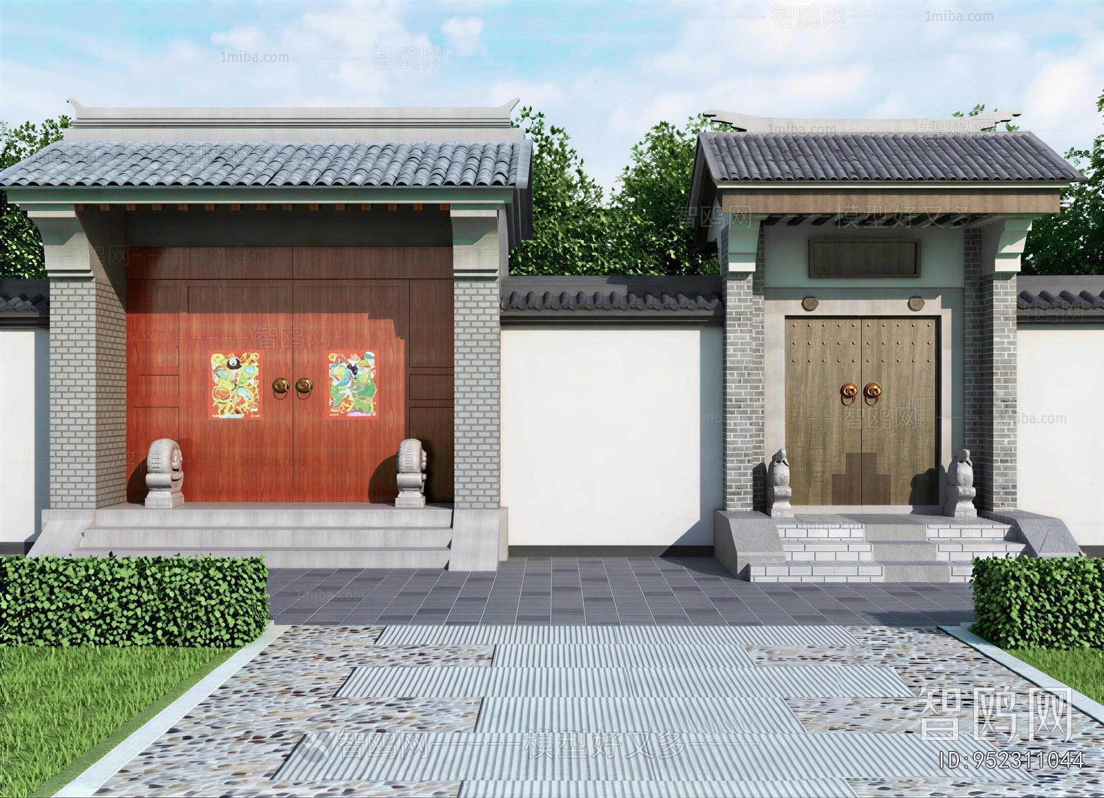 New Chinese Style Facade Element