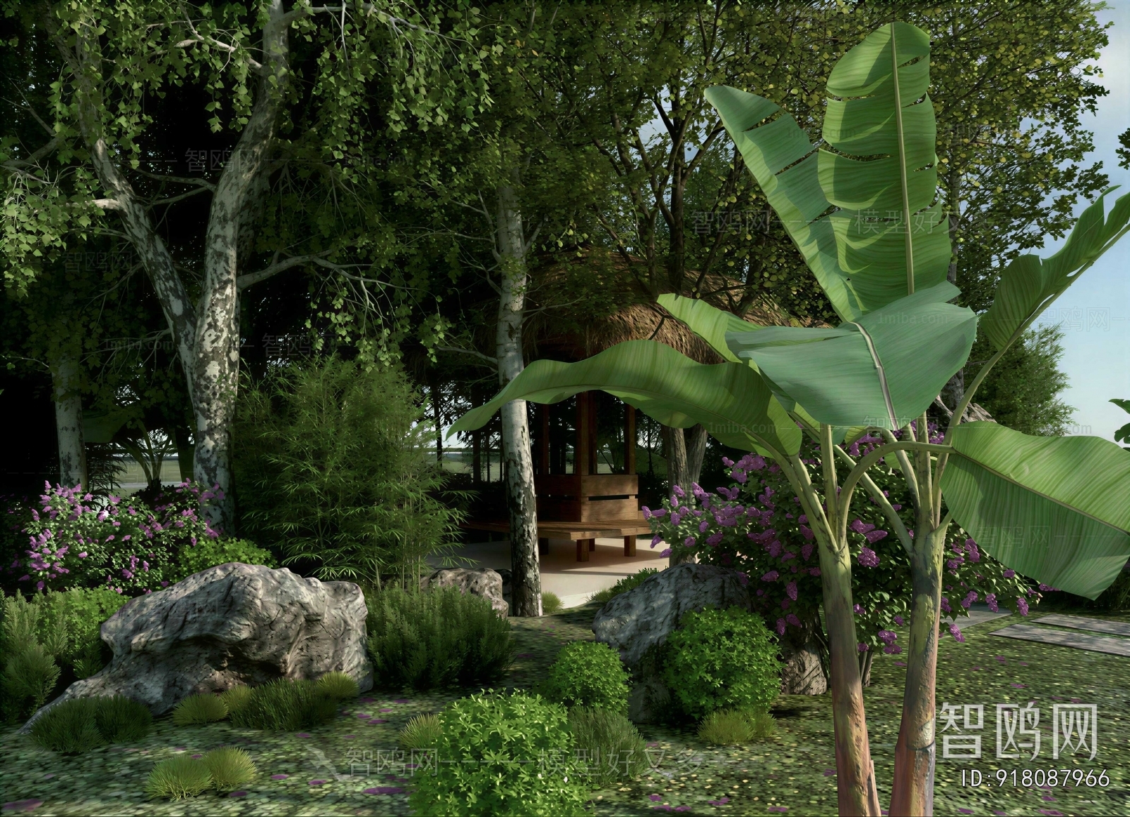 Modern Park Landscape