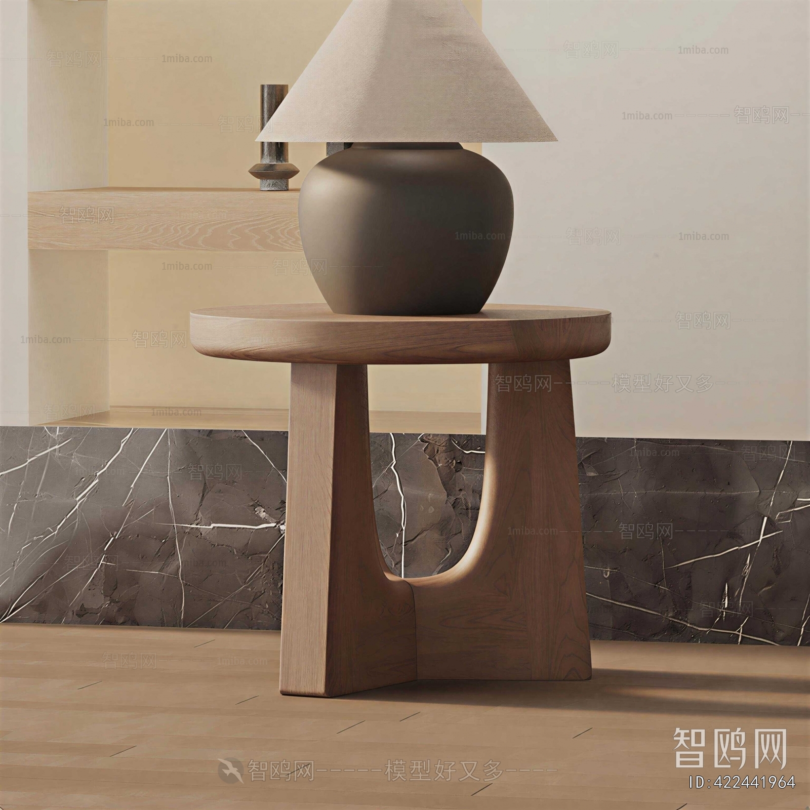 Wabi-sabi Style Side Table/corner Table