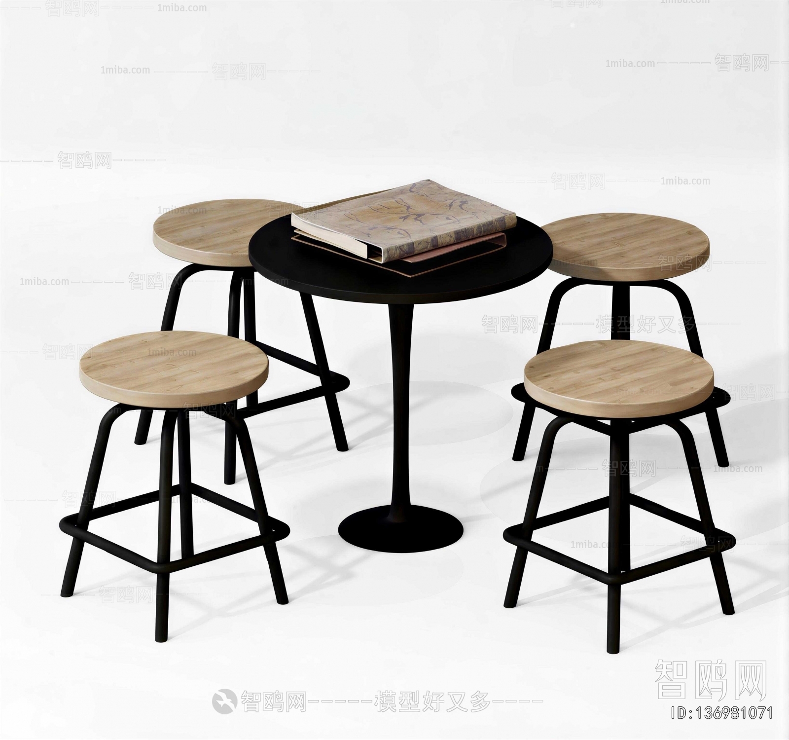 Industrial Style Leisure Table And Chair