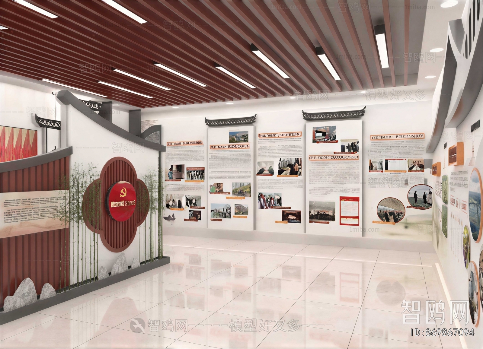 New Chinese Style Exhibition Hall