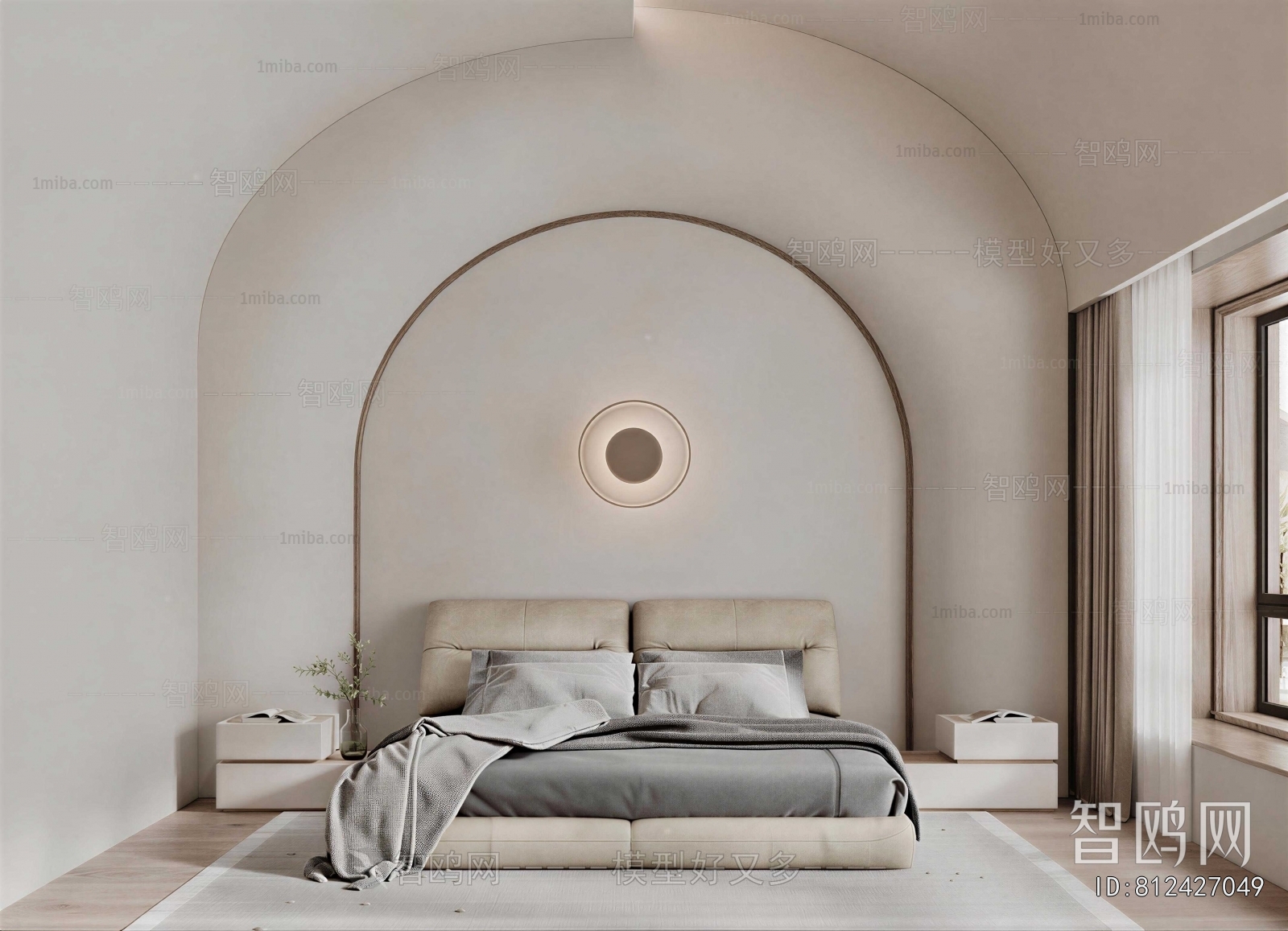Wabi-sabi Style Bedroom
