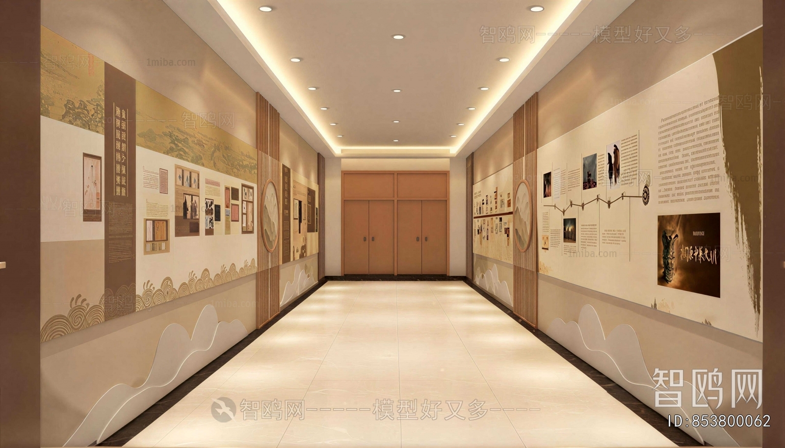 New Chinese Style Exhibition Hall