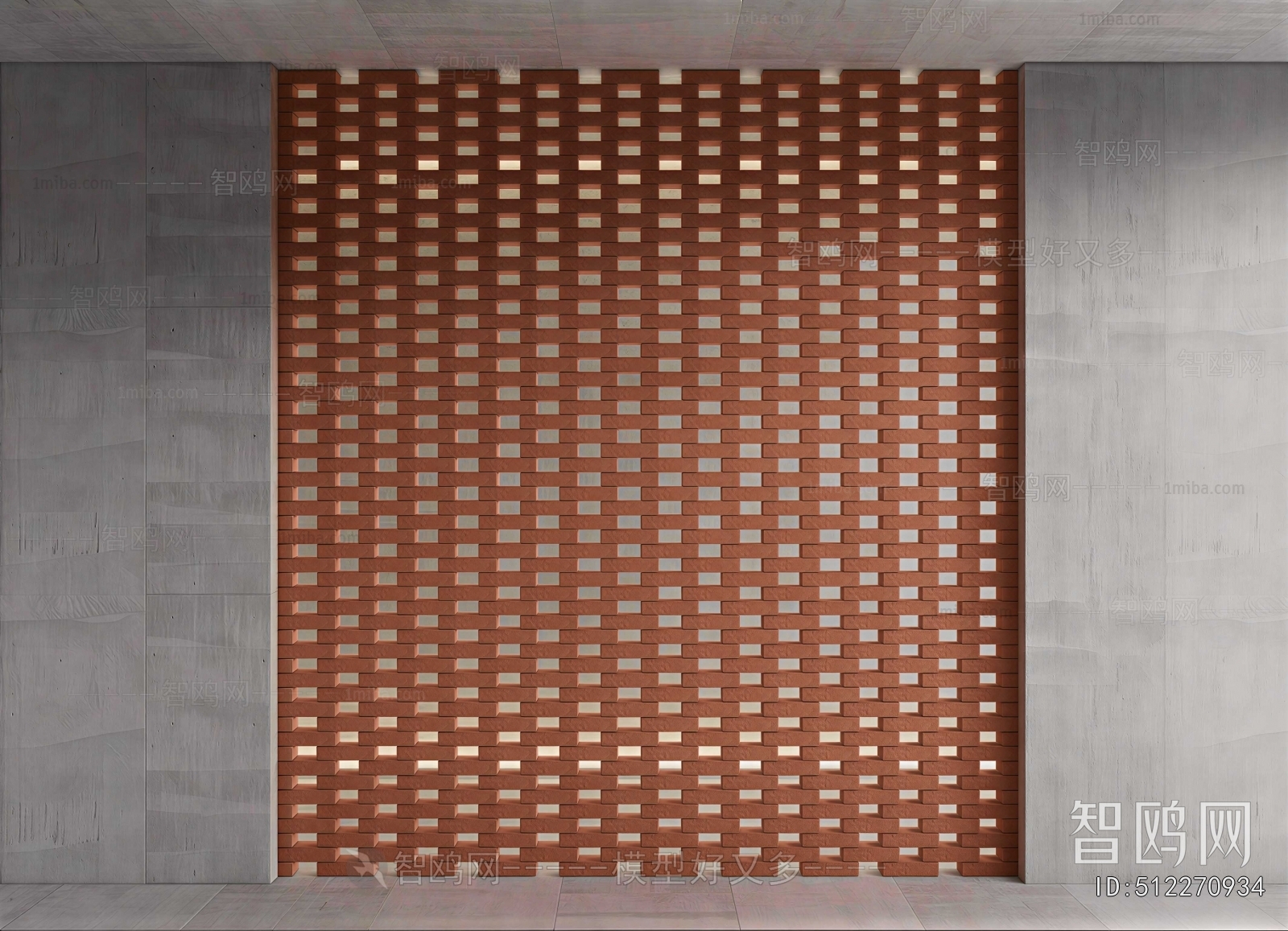 Modern Cement Brick Screen Partition