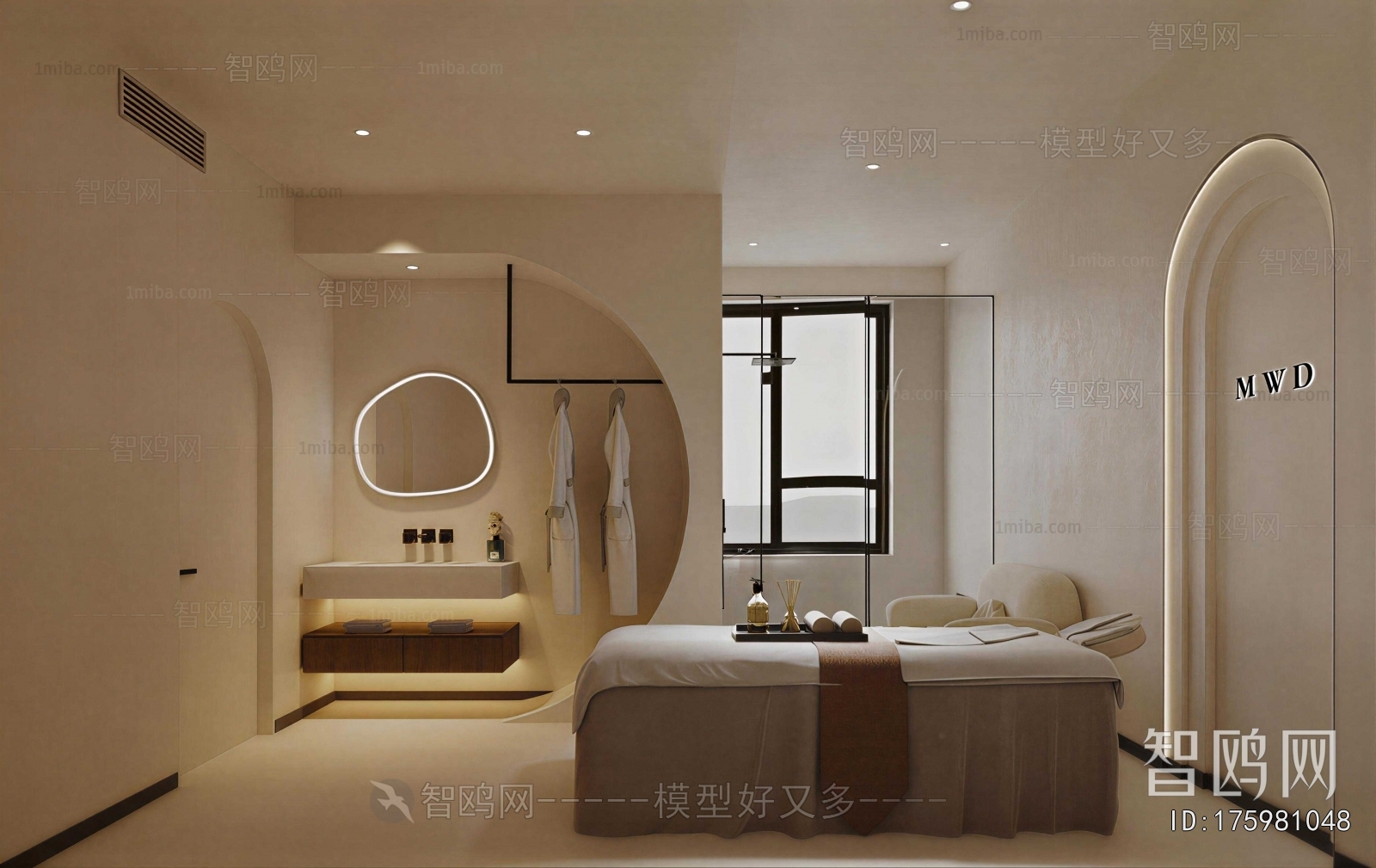 Wabi-sabi Style Beauty Salon