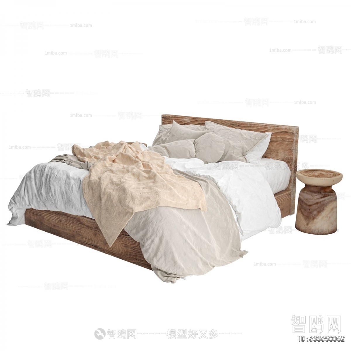 Nordic Style Double Bed
