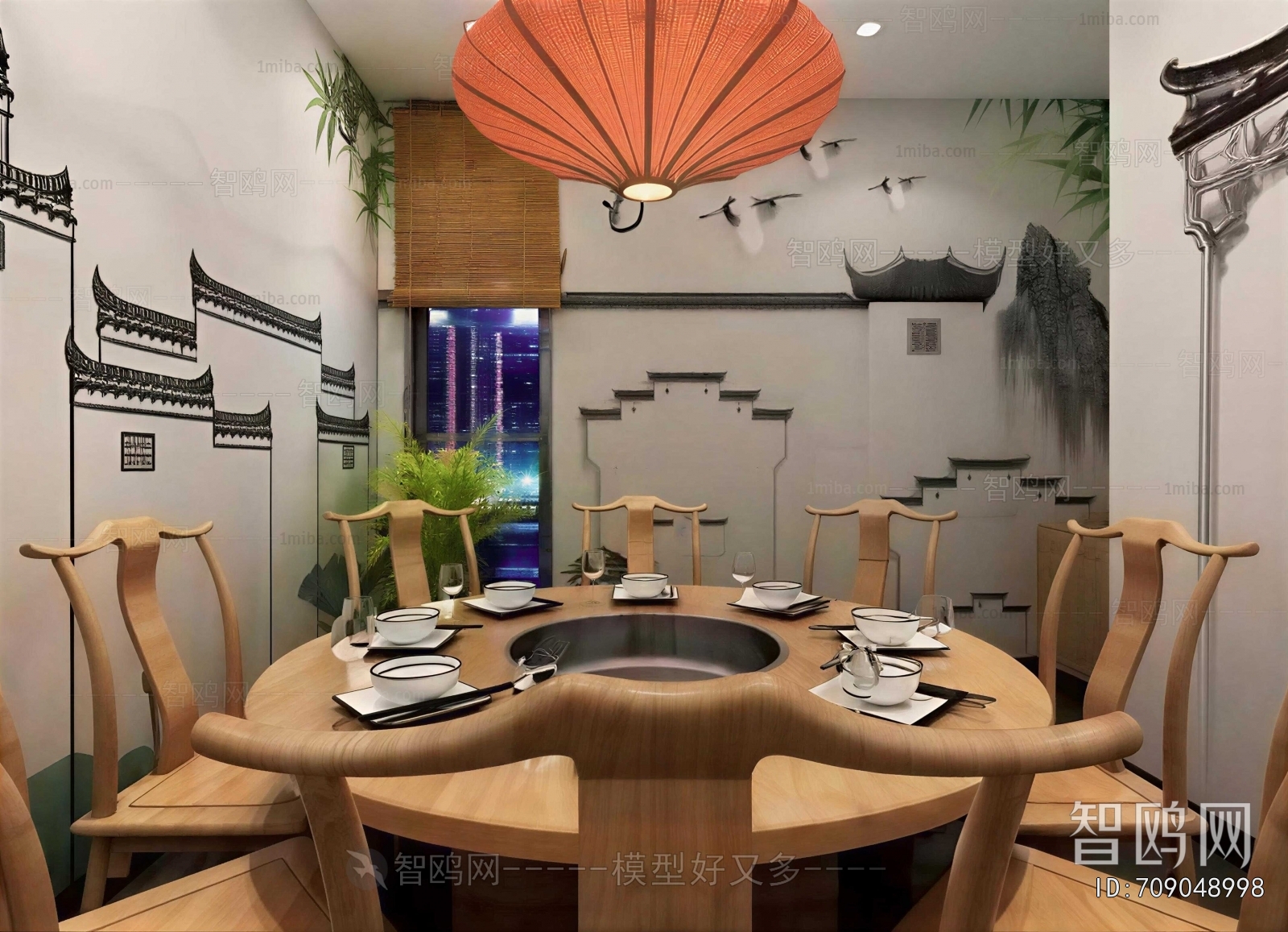 New Chinese Style Restaurant Box