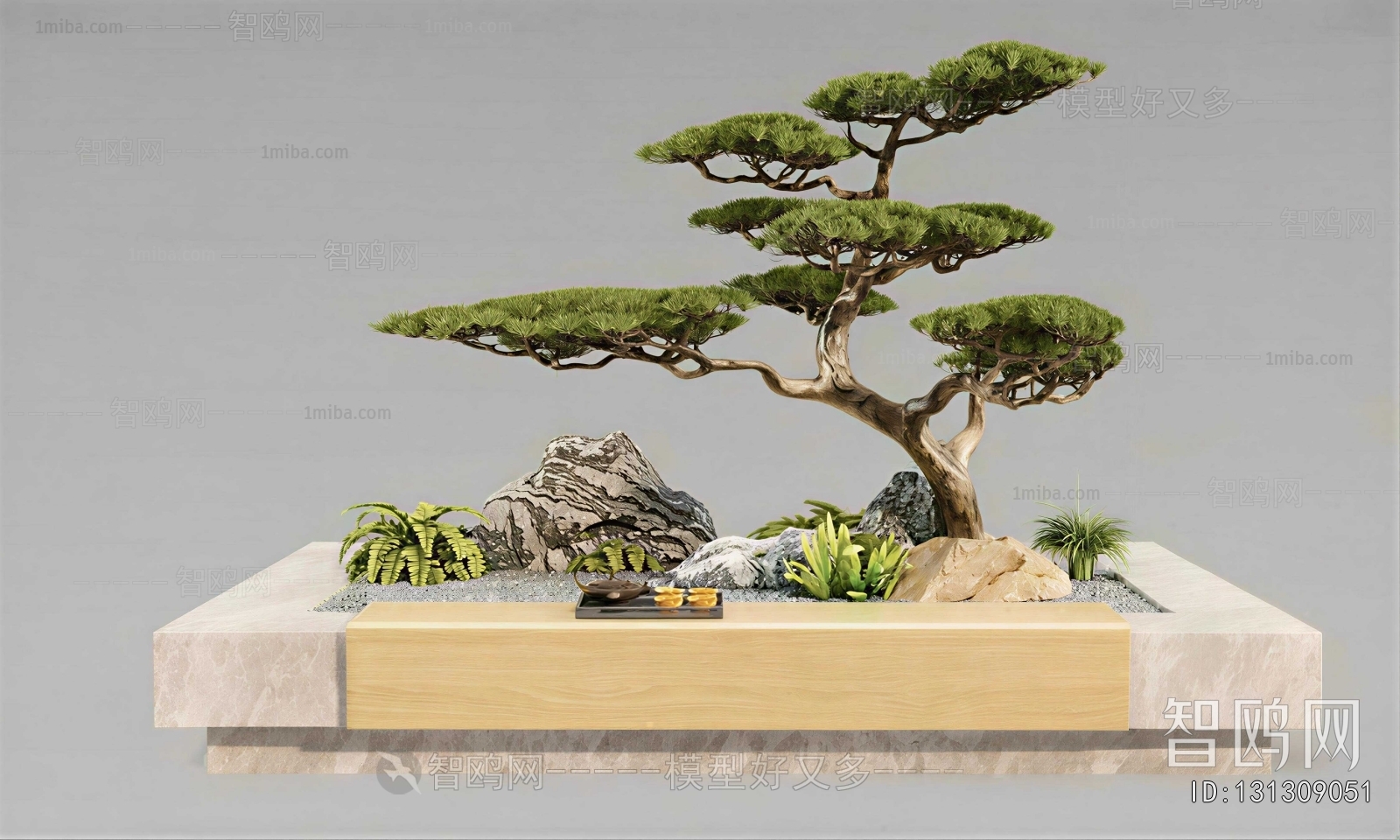 New Chinese Style Plant Landscaping