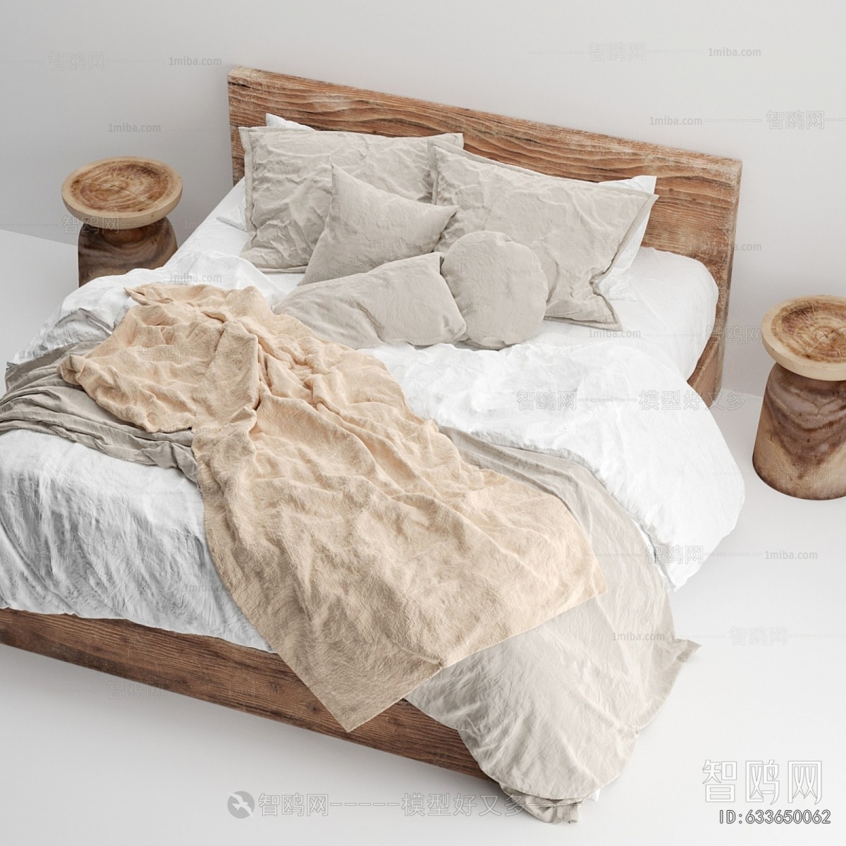Nordic Style Double Bed