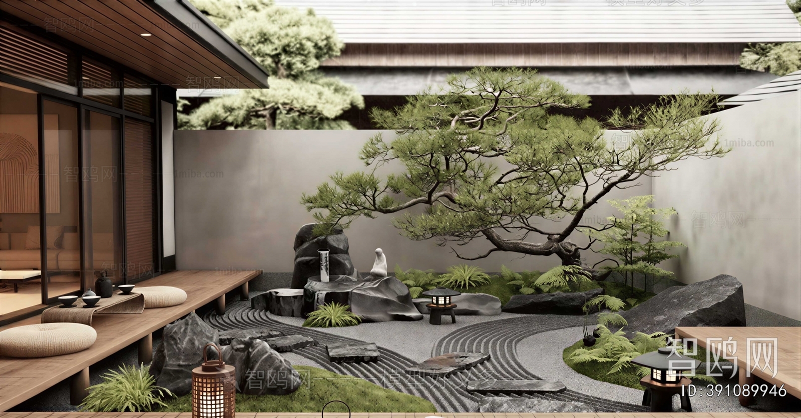 Japanese Style Courtyard/landscape