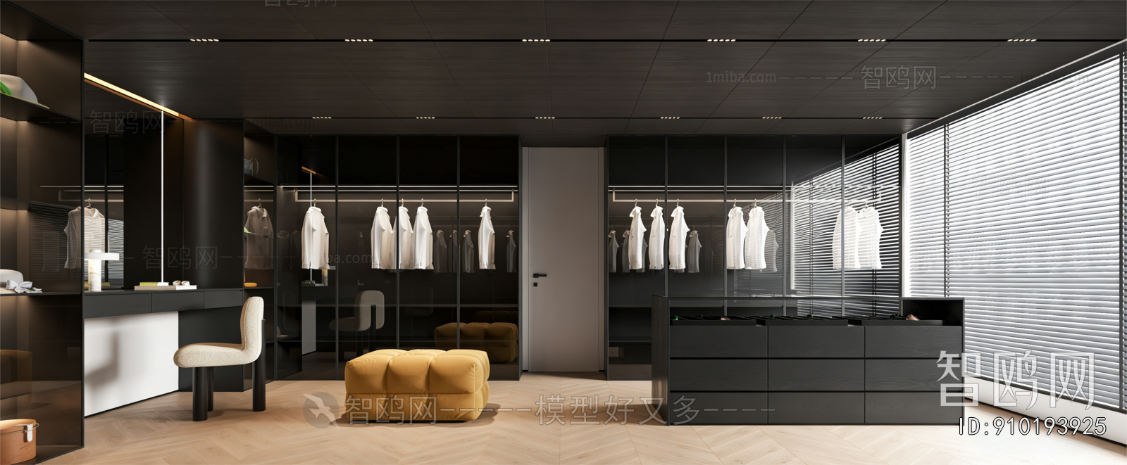 Modern Clothes Storage Area