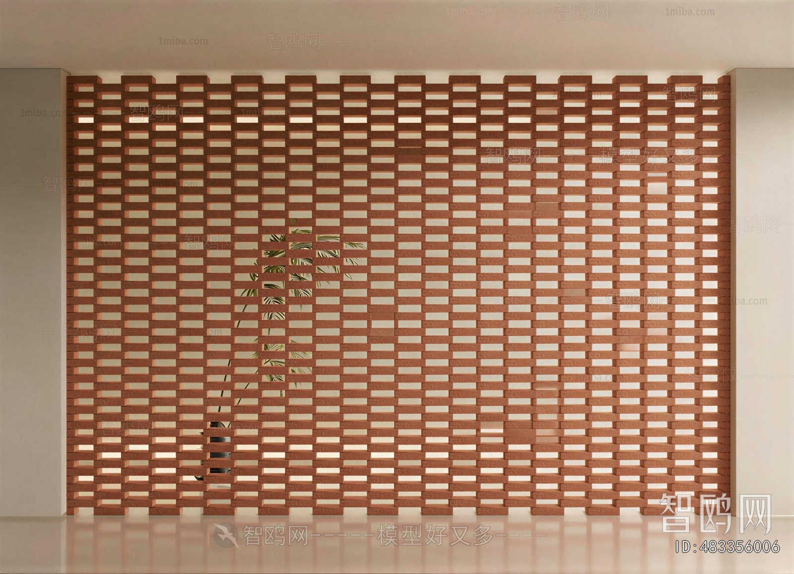 Modern Cement Brick Screen Partition
