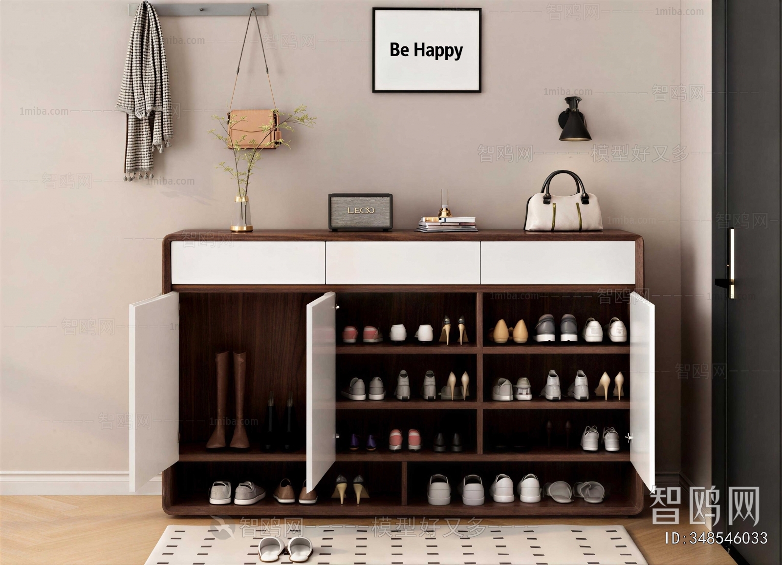 Modern Shoe Cabinet