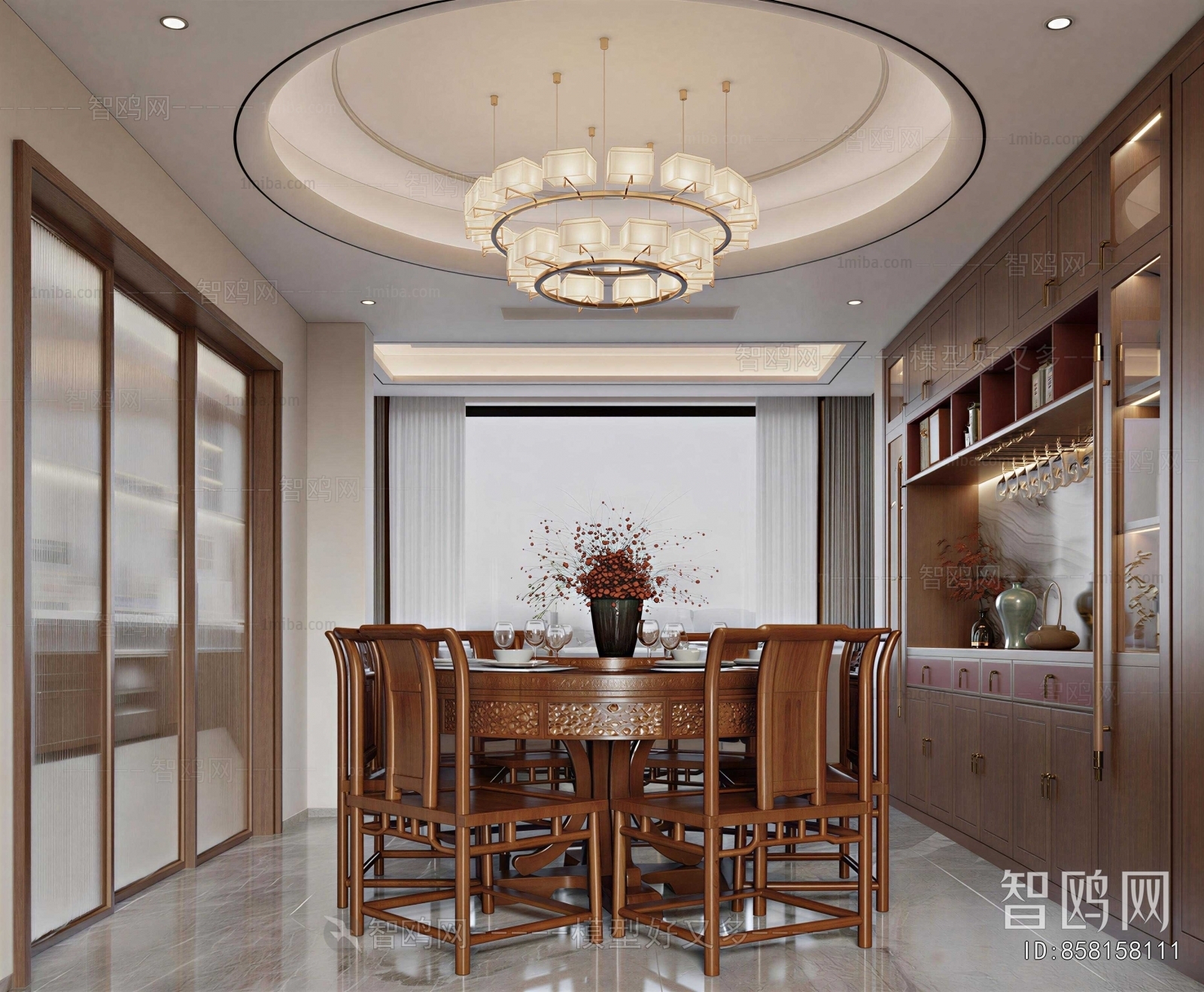 Chinese Style Dining Room