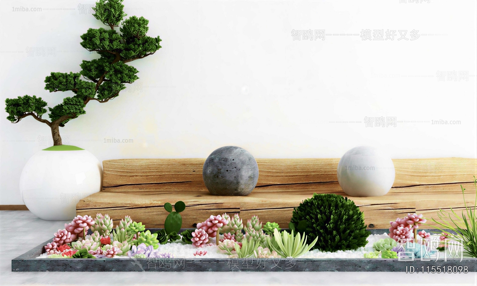 New Chinese Style Plant Landscaping