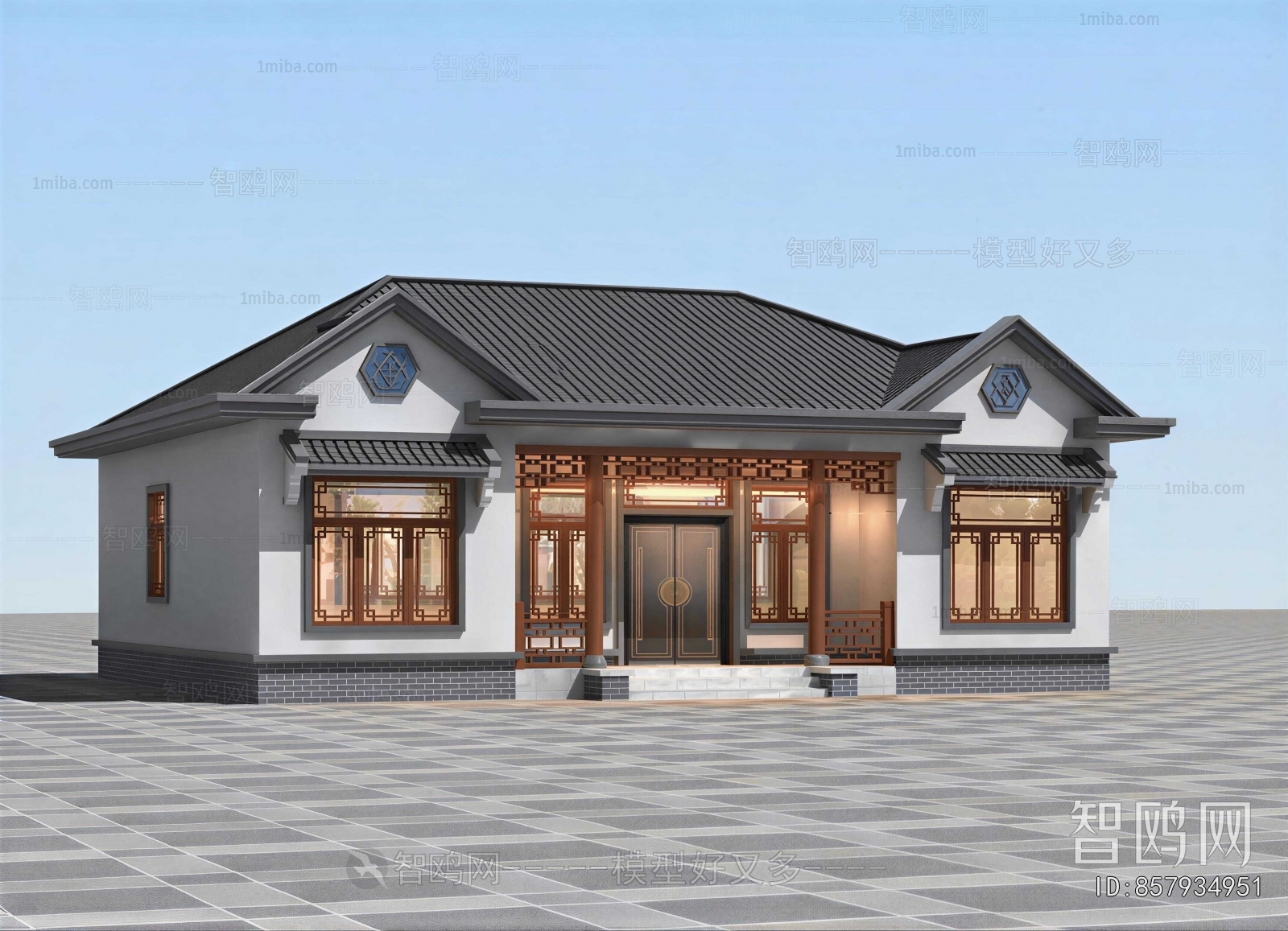 New Chinese Style Detached Villa
