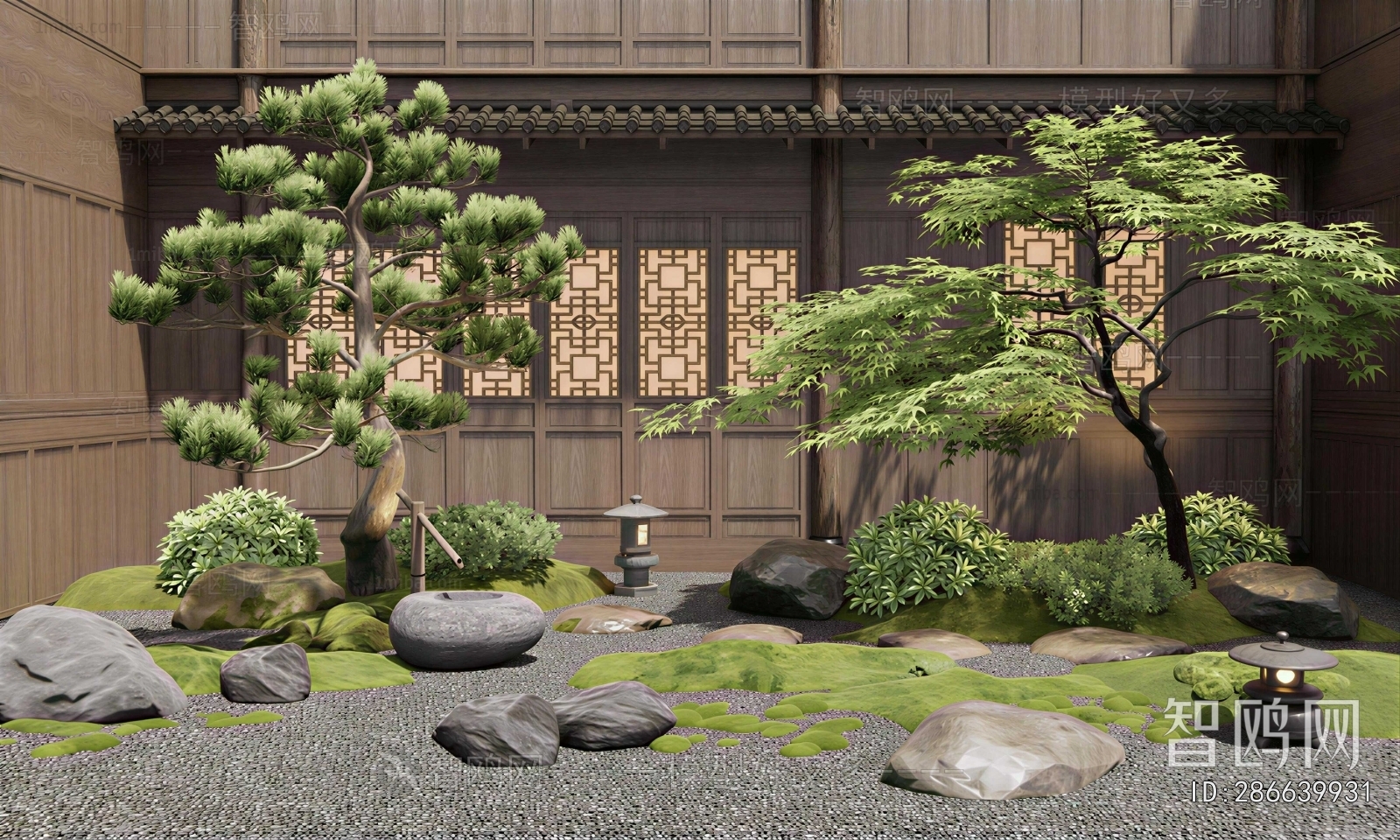 Japanese Style Courtyard/landscape