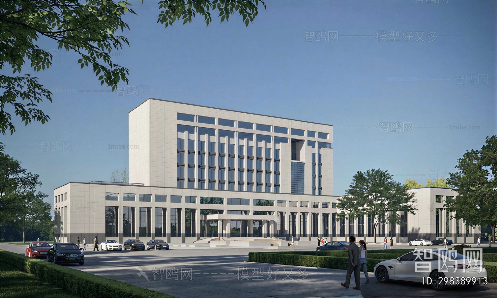 Modern Appearance Of Commercial Building