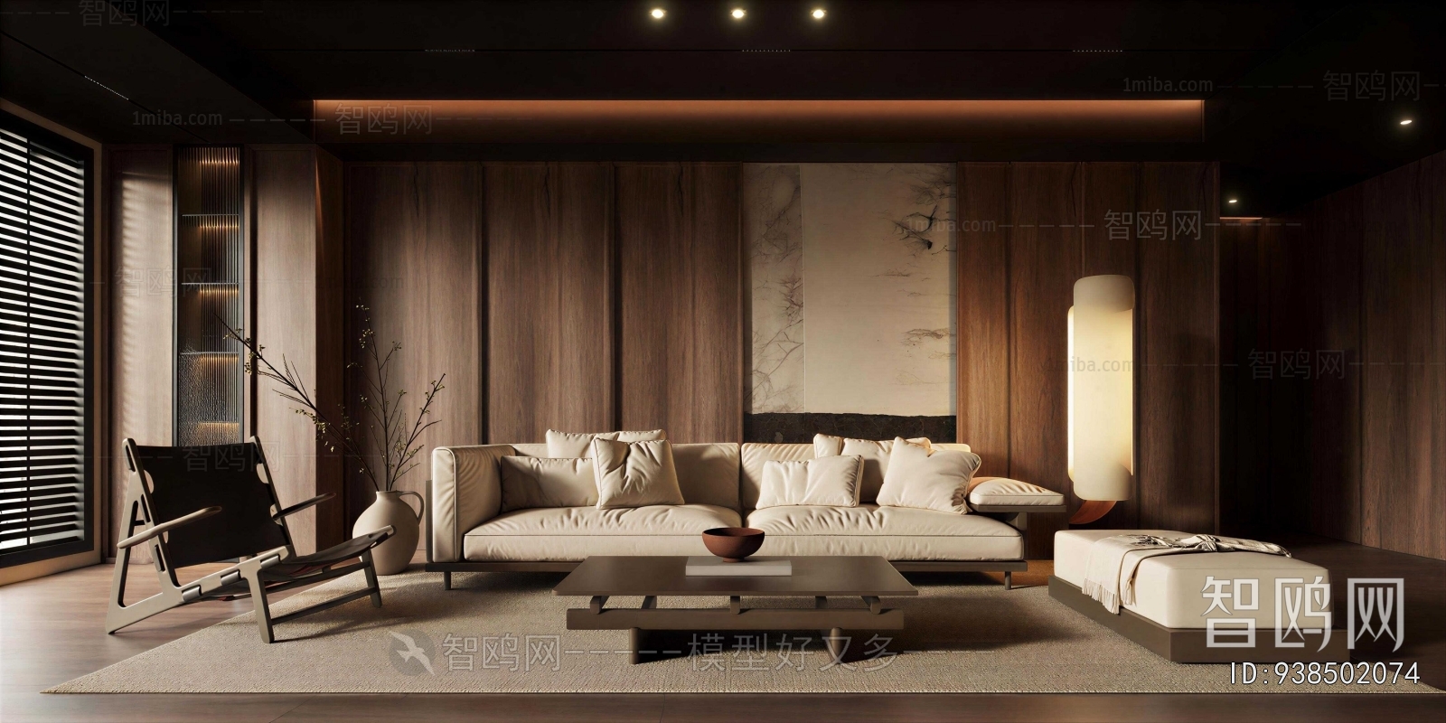 Wabi-sabi Style A Living Room