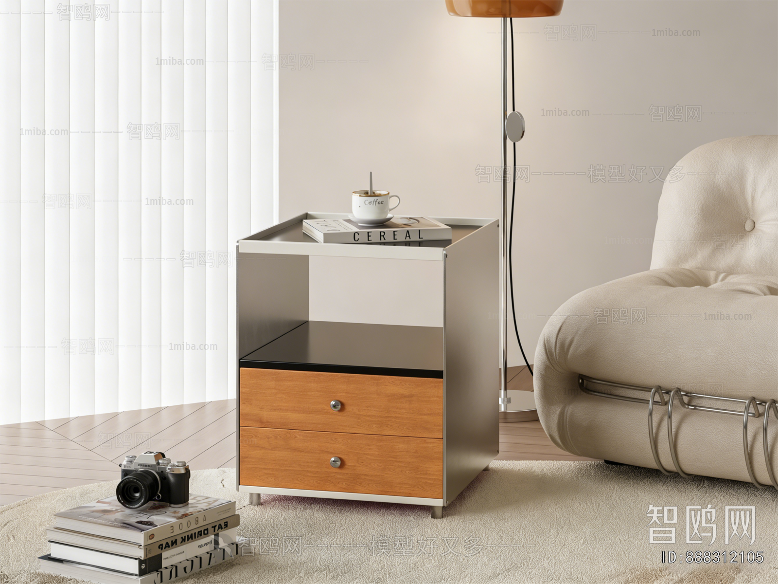 Modern Bedside Cupboard