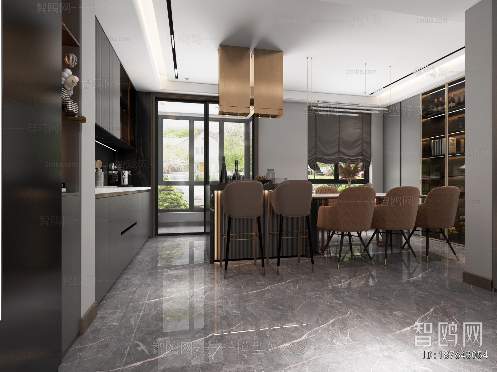 Simple European Style A Living Room