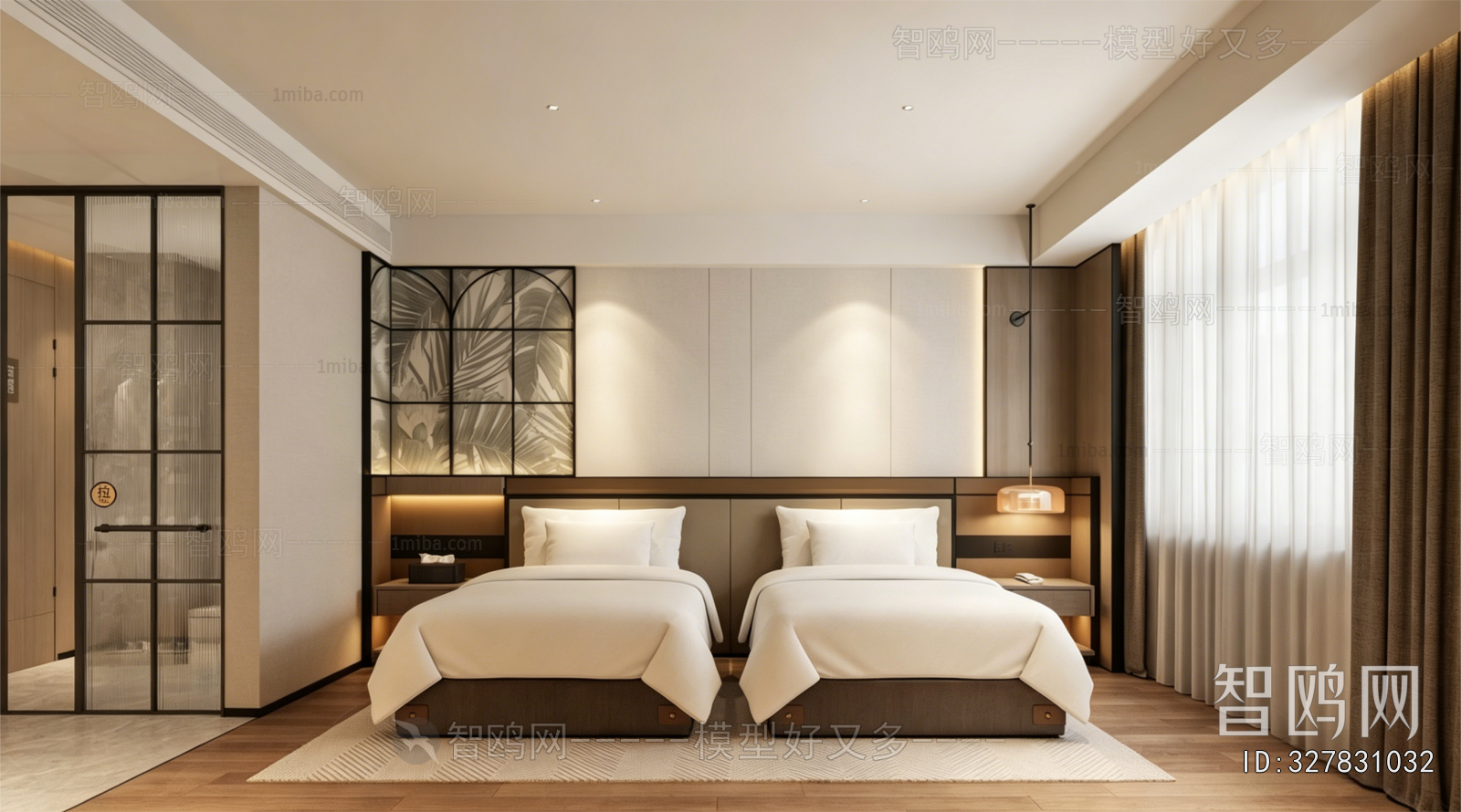 Modern Guest Room