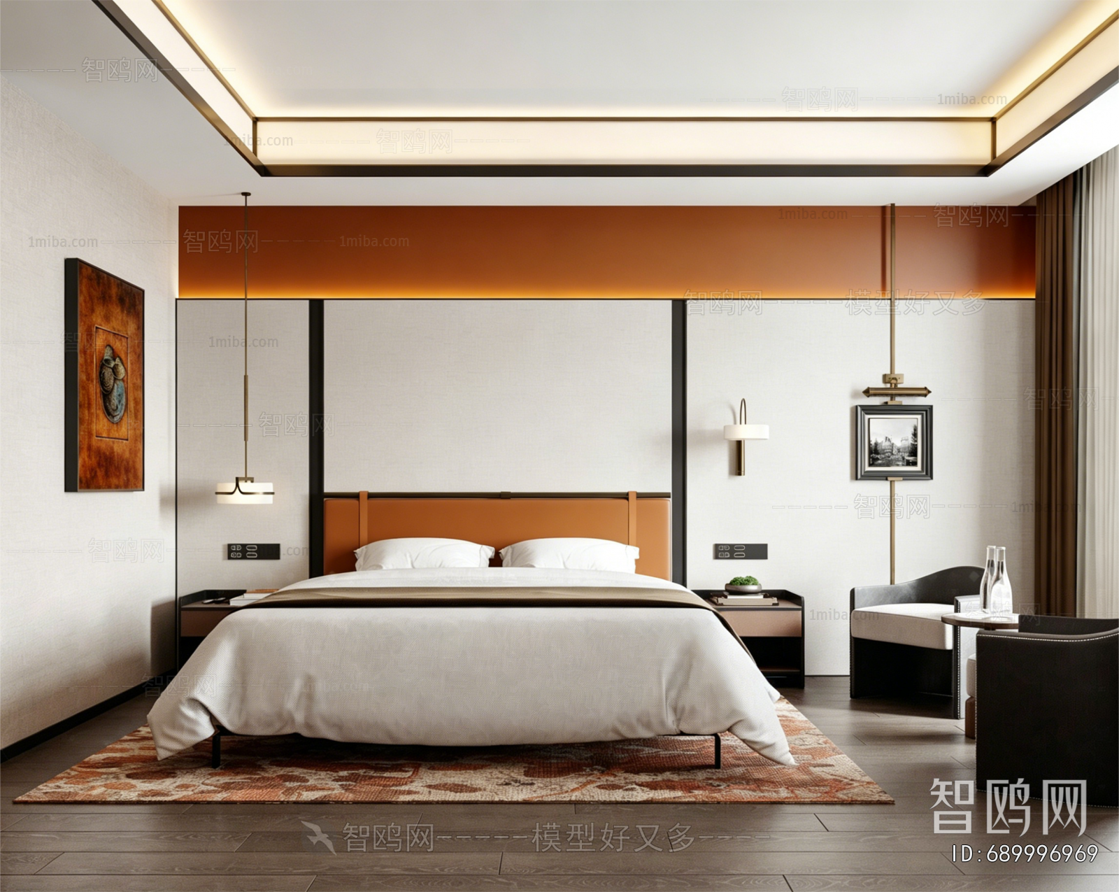 Modern Guest Room