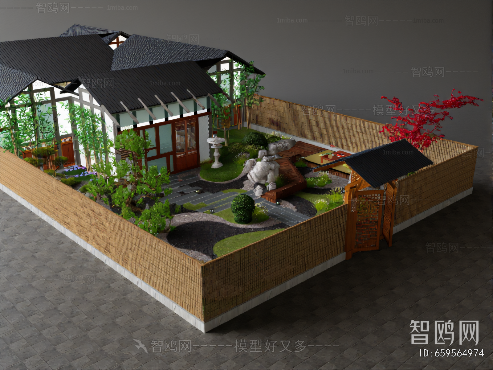 New Chinese Style Courtyard/landscape