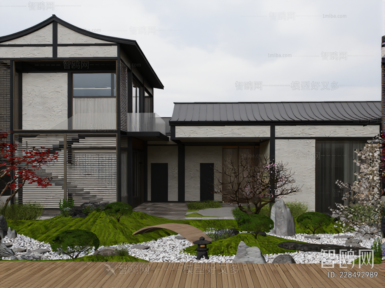 New Chinese Style Courtyard/landscape