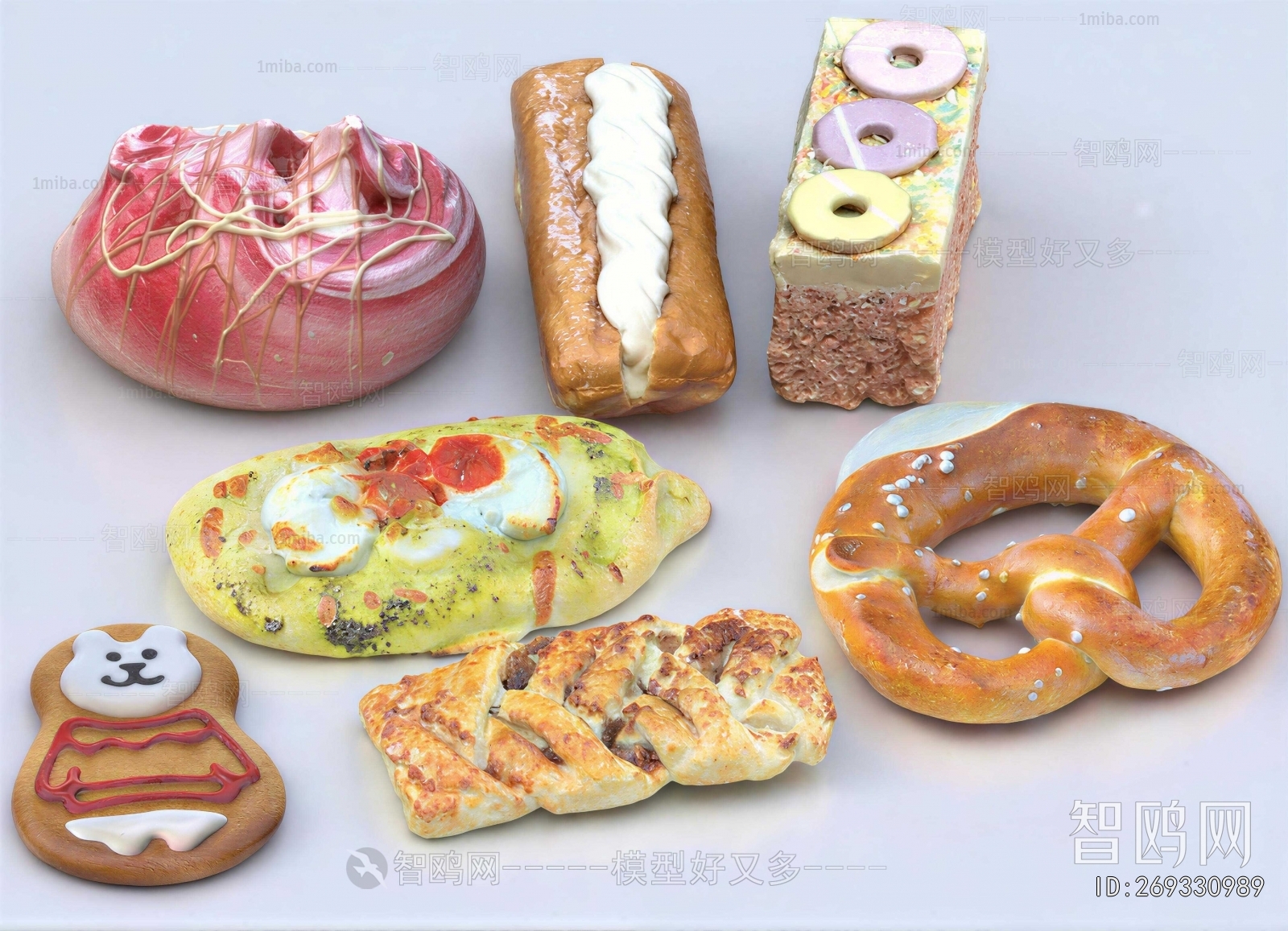 Modern Bread Cake
