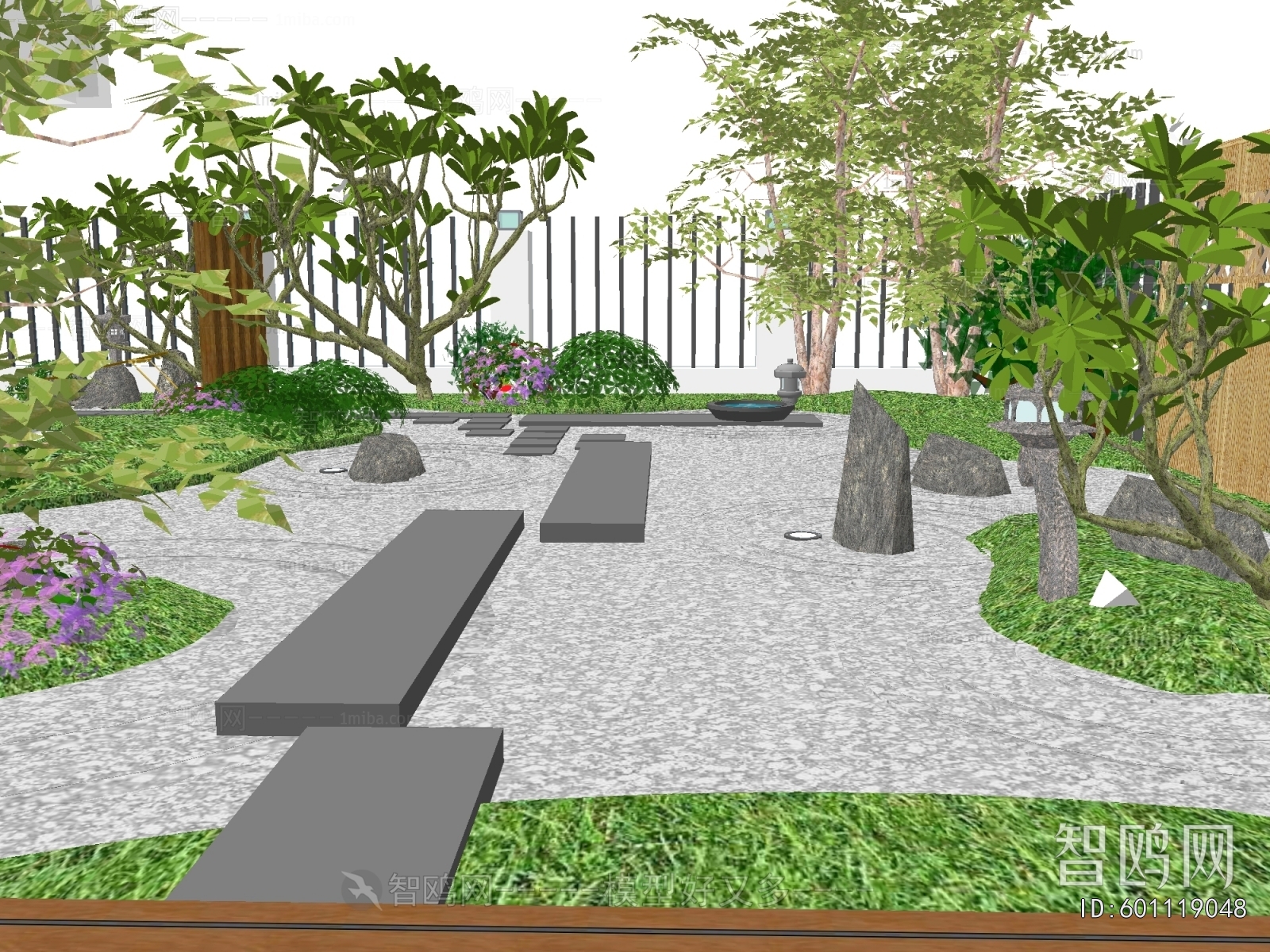 Modern Courtyard/landscape