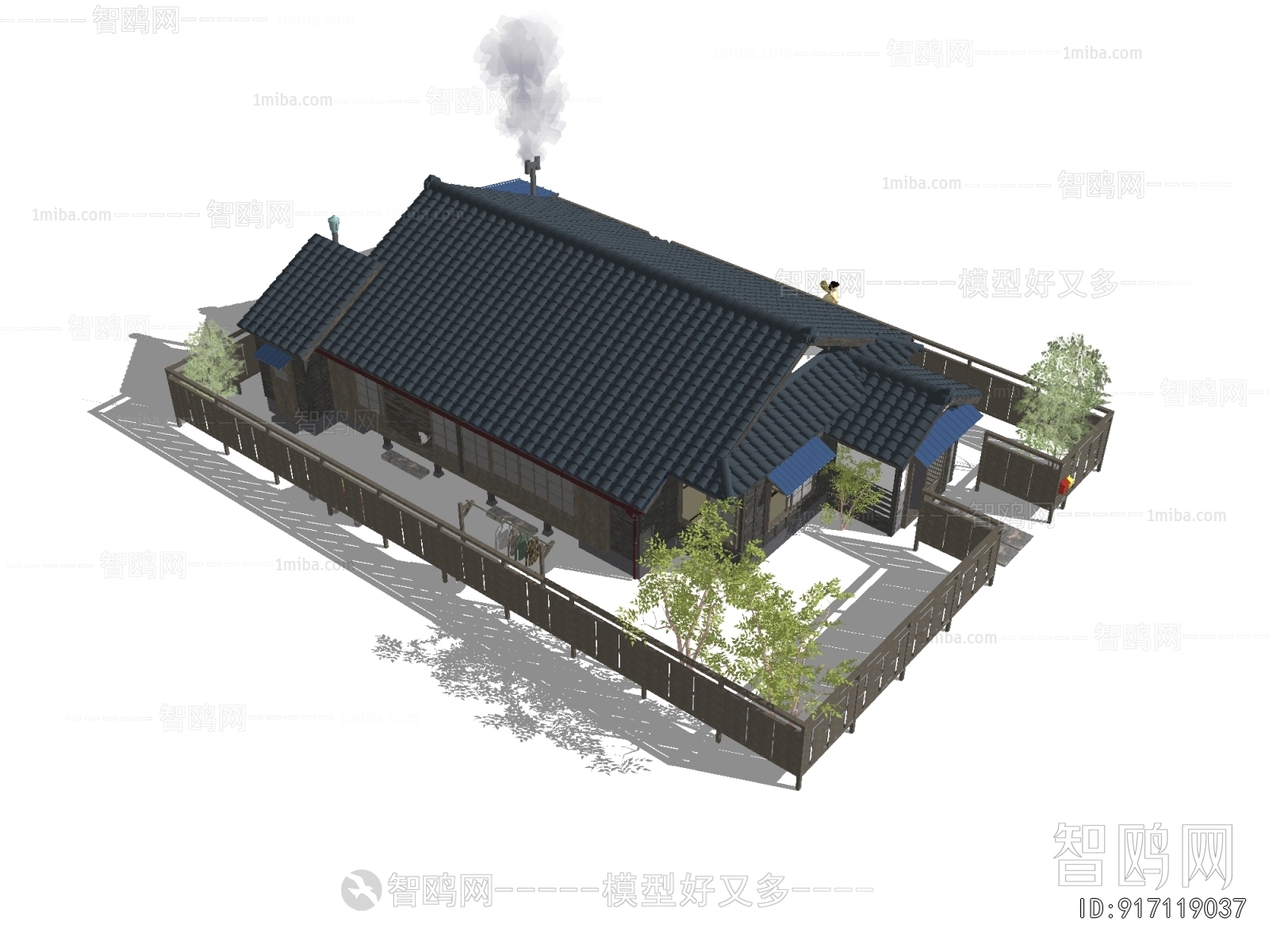 Chinese Style Residential Building
