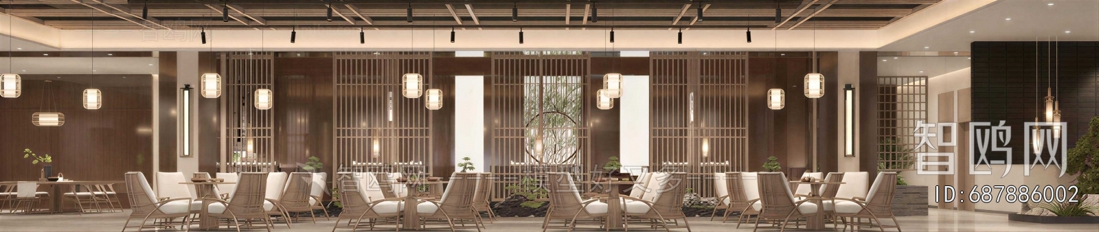New Chinese Style Teahouse Tea House
