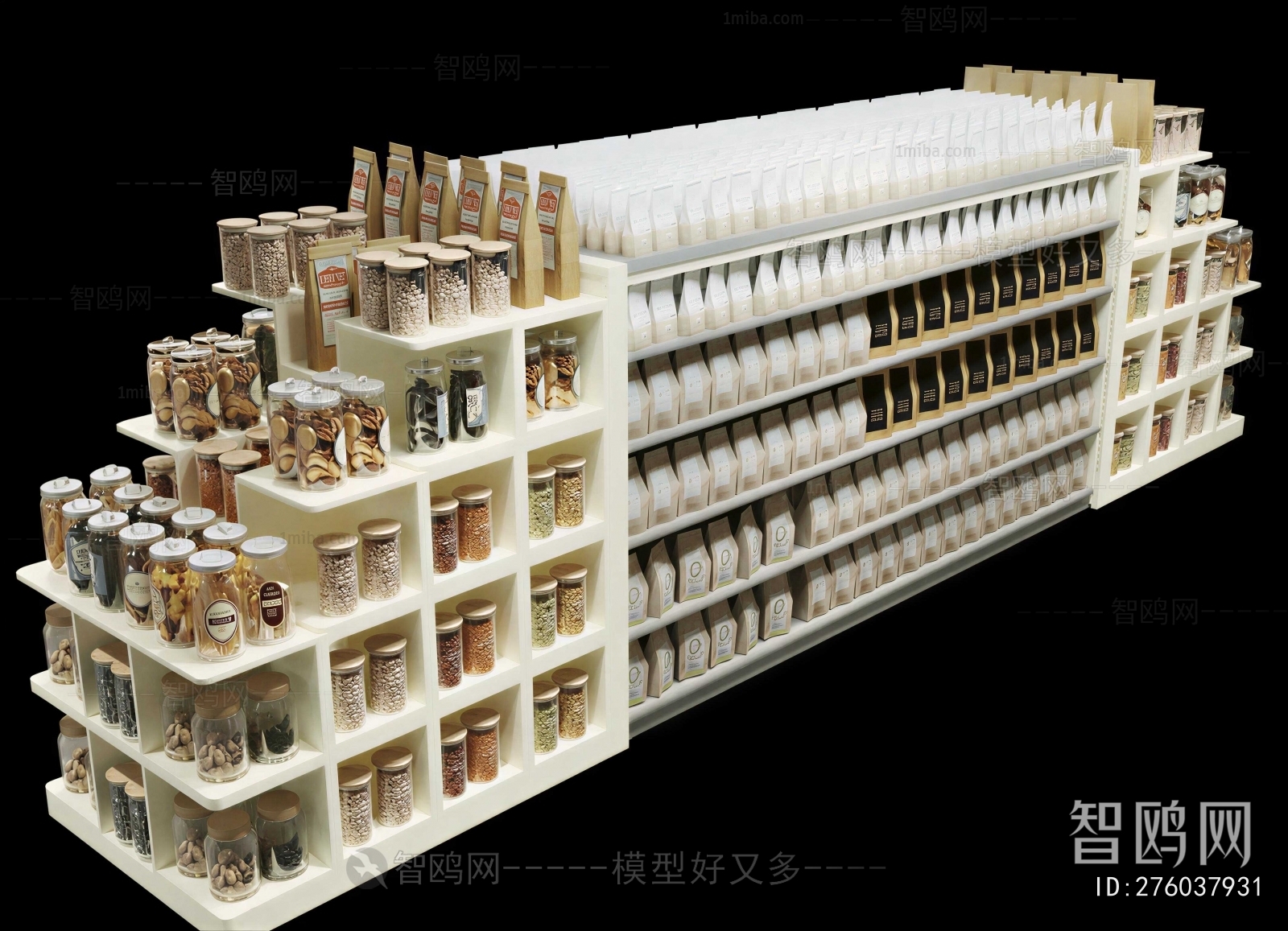 Modern Supermarket Shelf