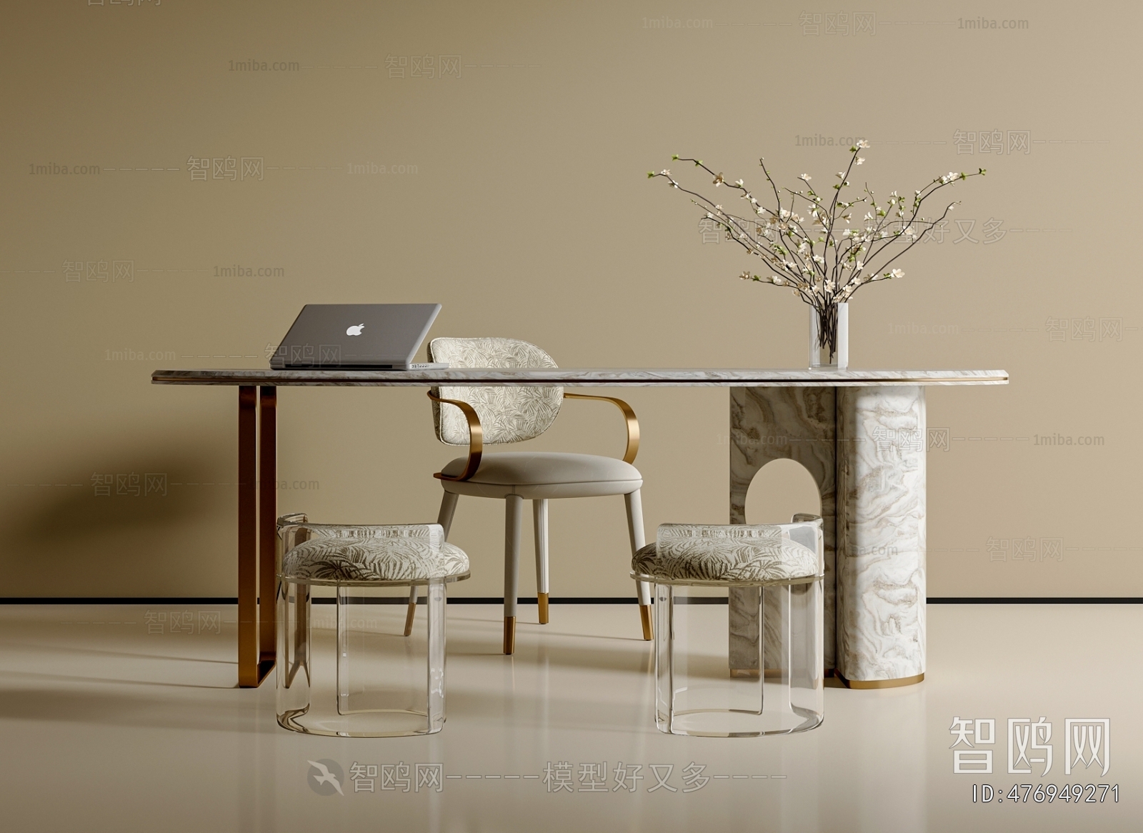 Modern Computer Desk And Chair
