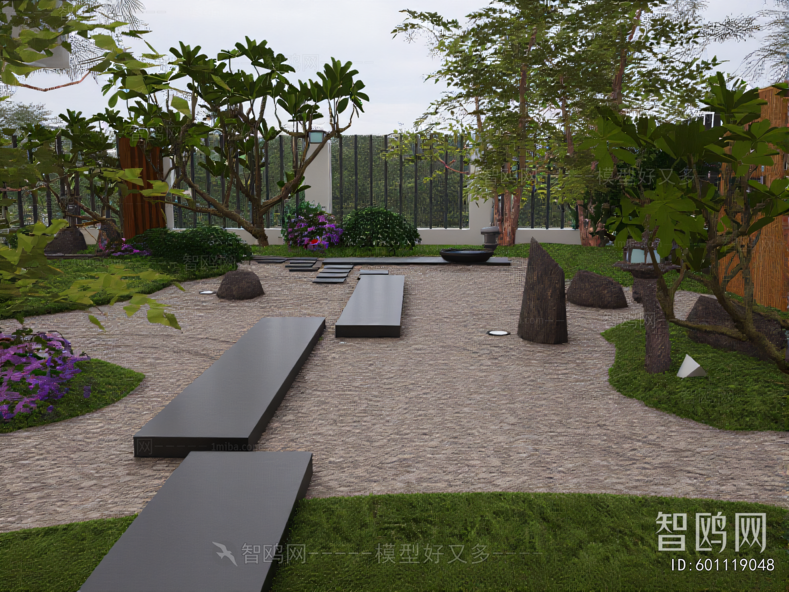 Modern Courtyard/landscape